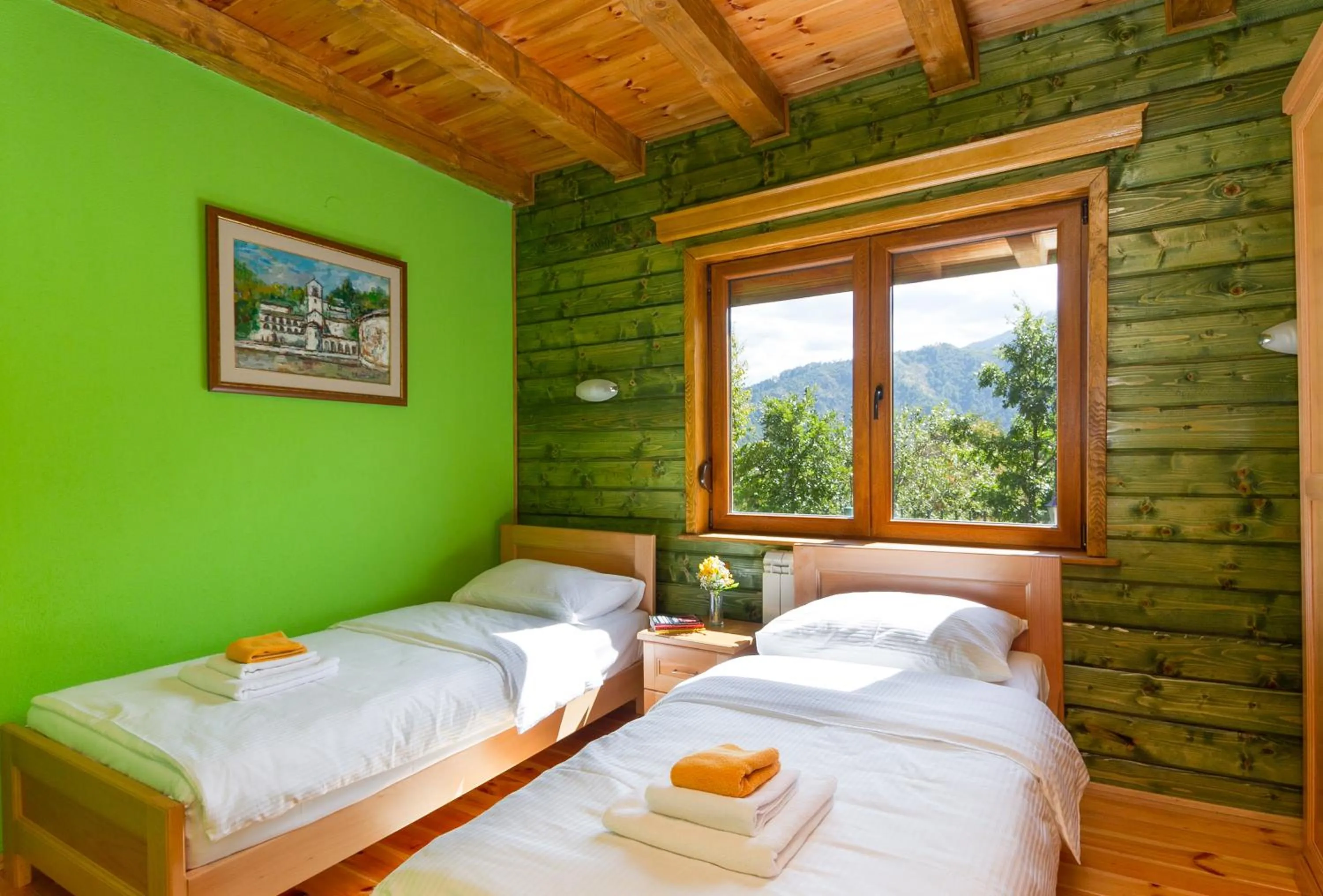 Bedroom, Bed in Hotel & Resort Gacka