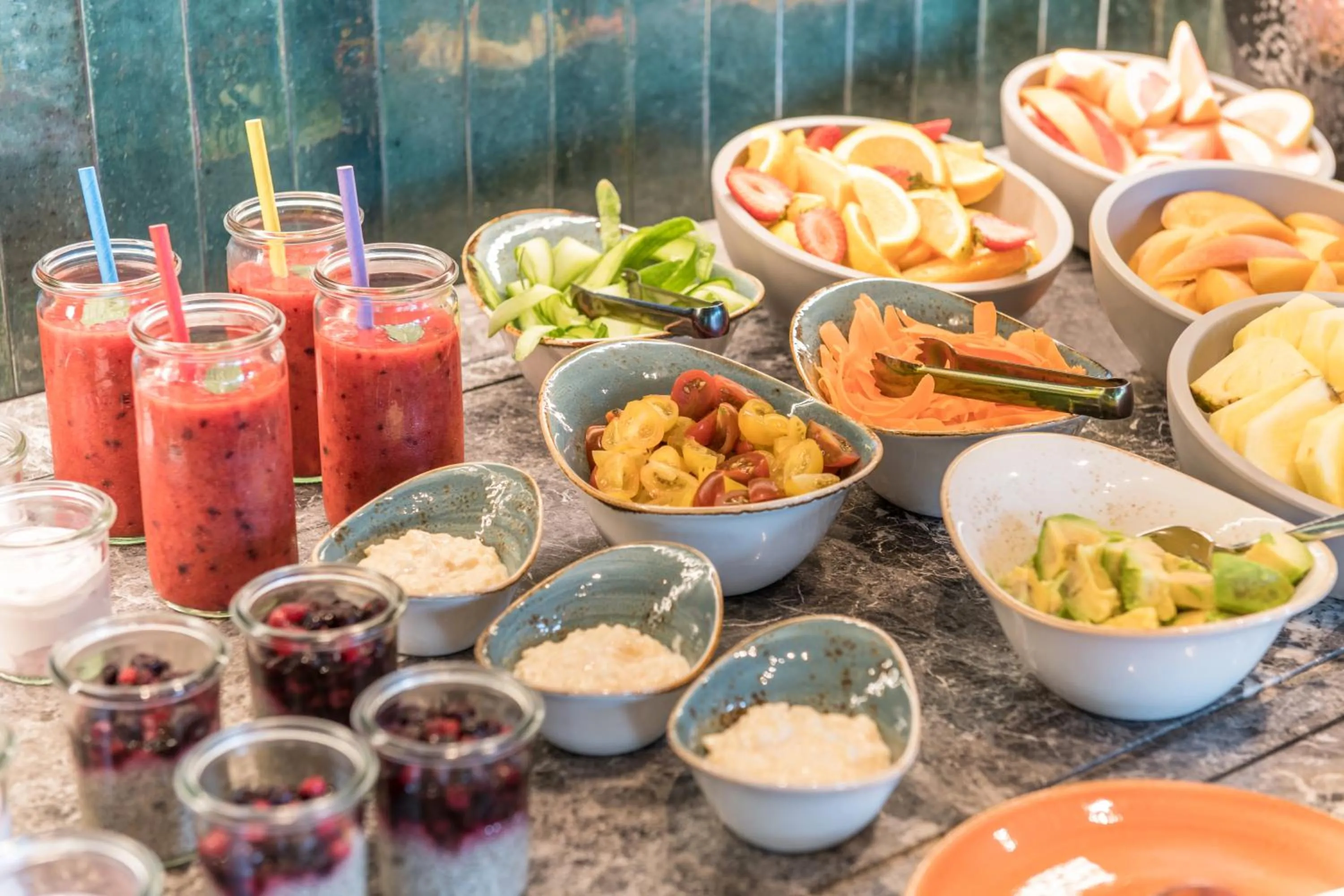 Breakfast in Lindos Aqua Terra