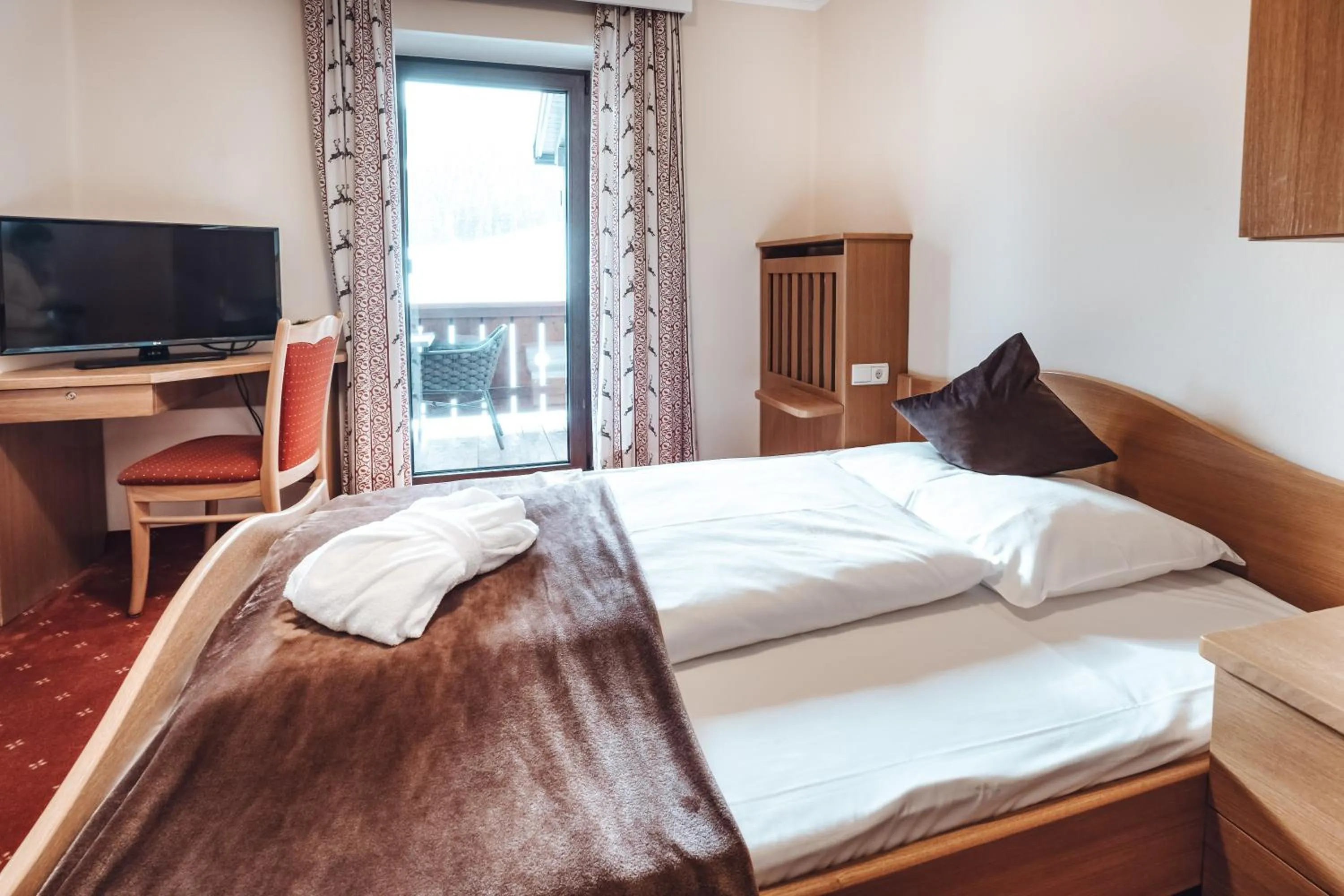 Bed in Hotel Plan de Gralba - das Berghotel