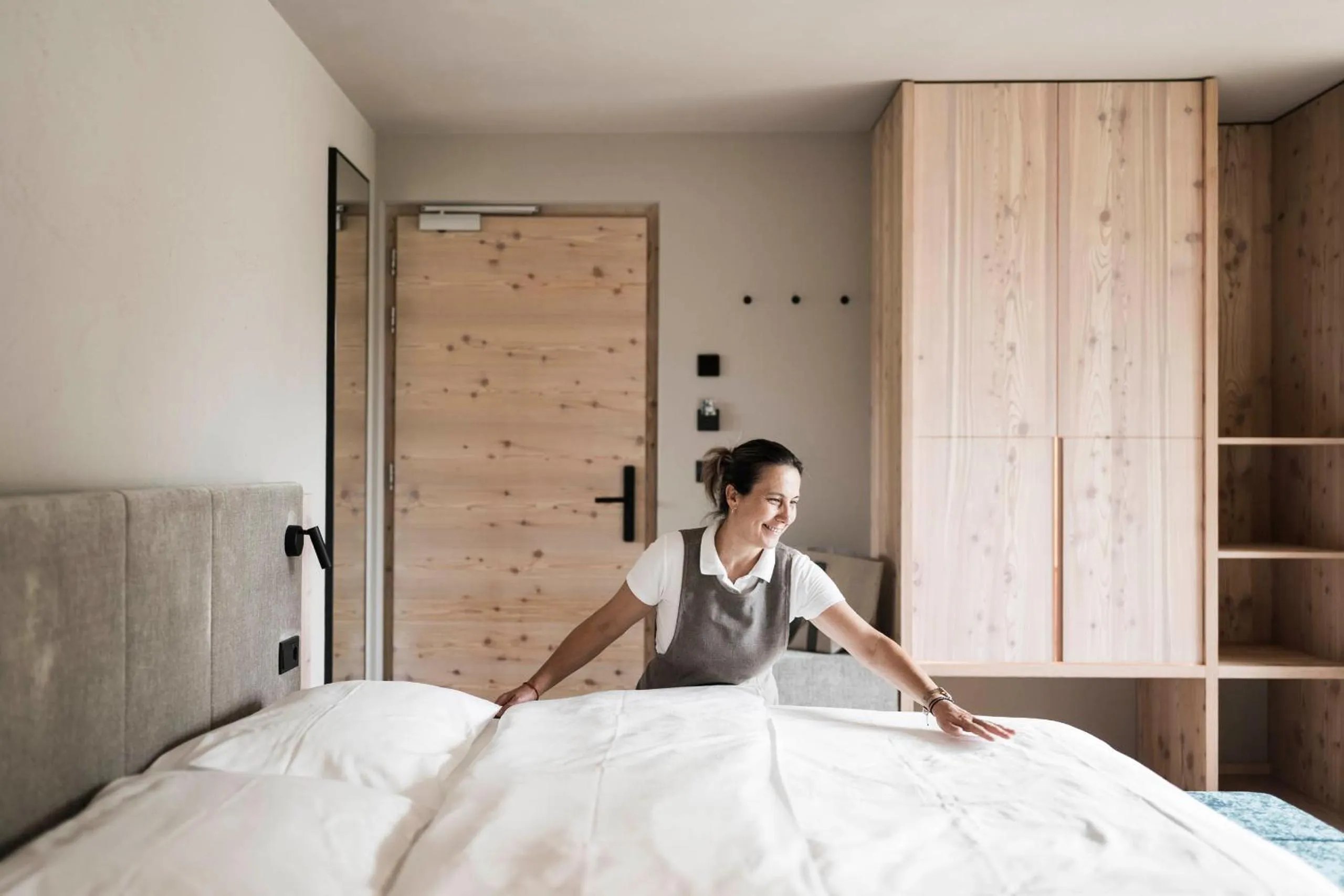 Bed in Hotel Plan de Gralba - das Berghotel