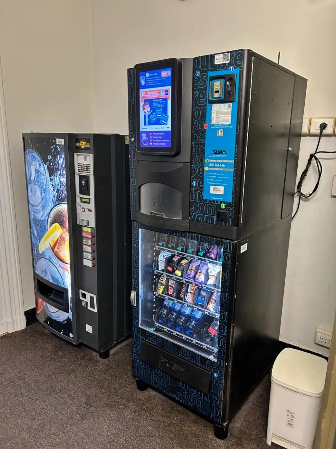 vending machine in Hotel Barone