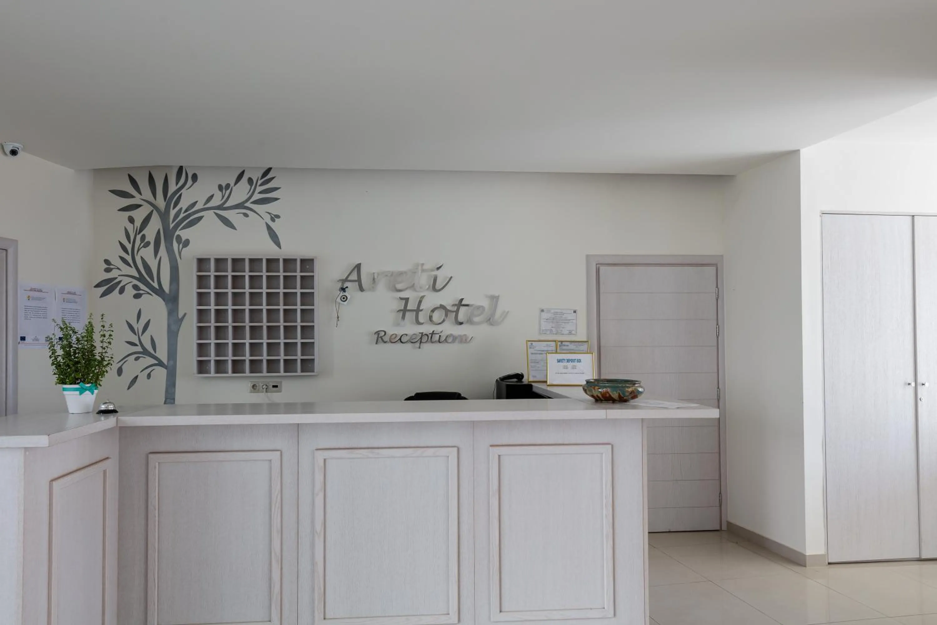 Lobby or reception in Areti Hotel