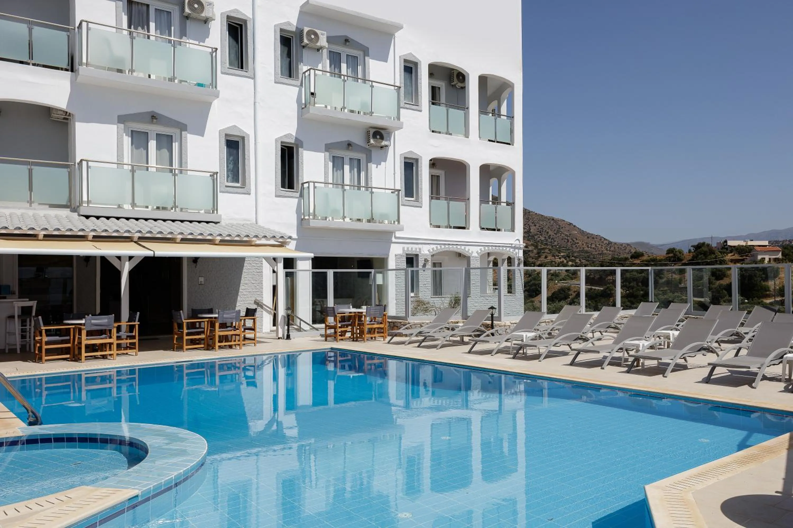 Swimming pool in Areti Hotel