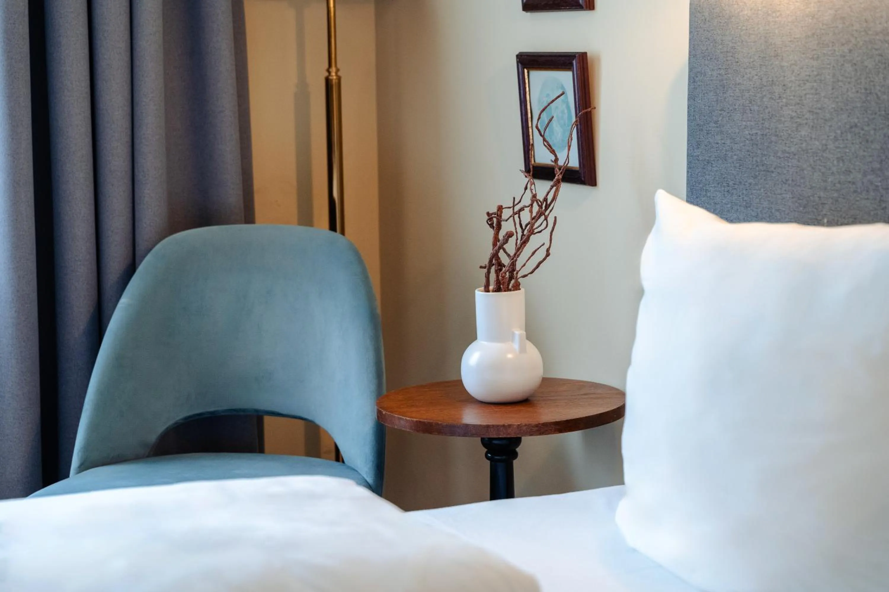 Decorative detail, Bed in Hotel Altmünchen by Blattl