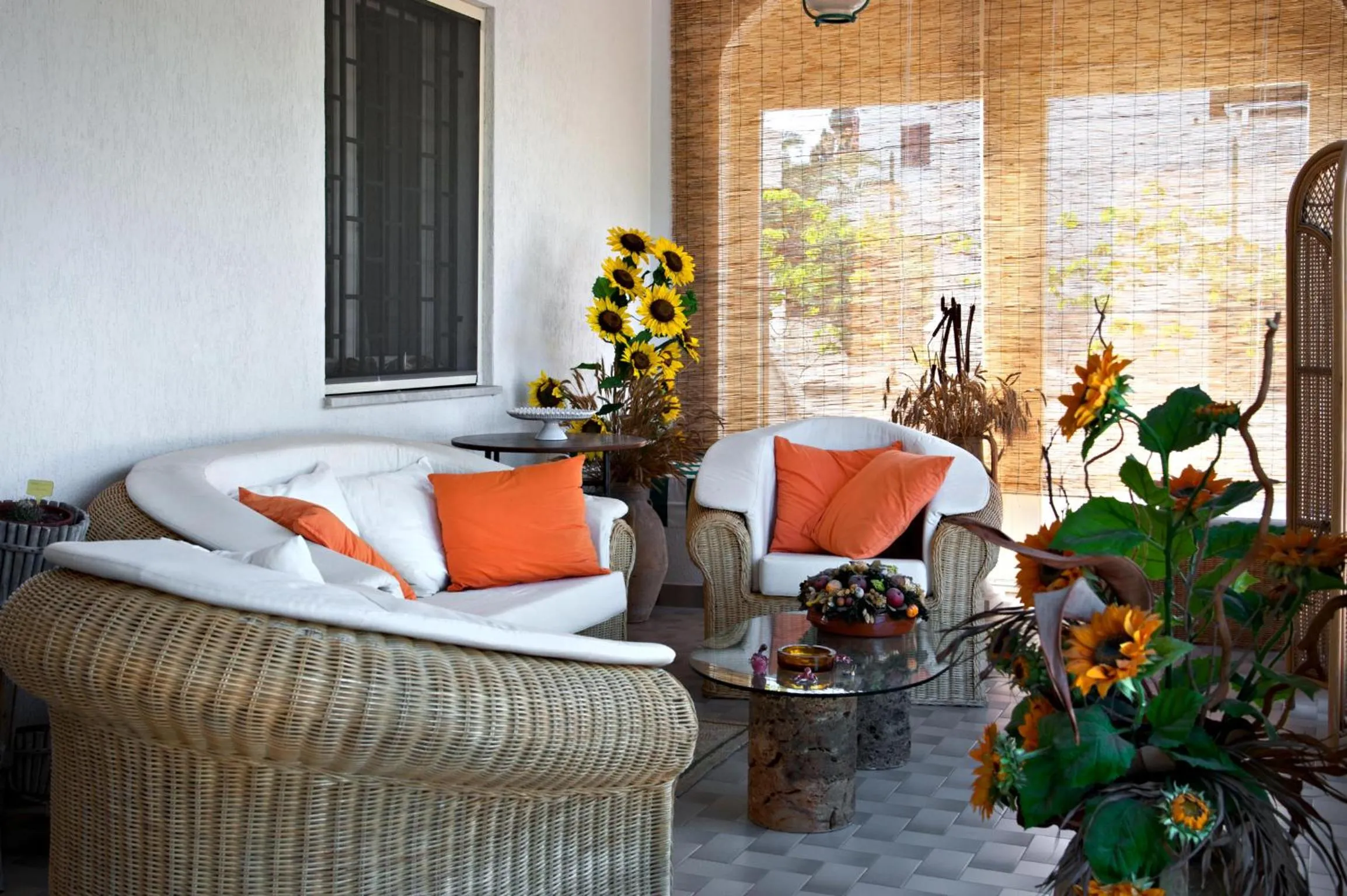 Patio in B&B Villa Ines