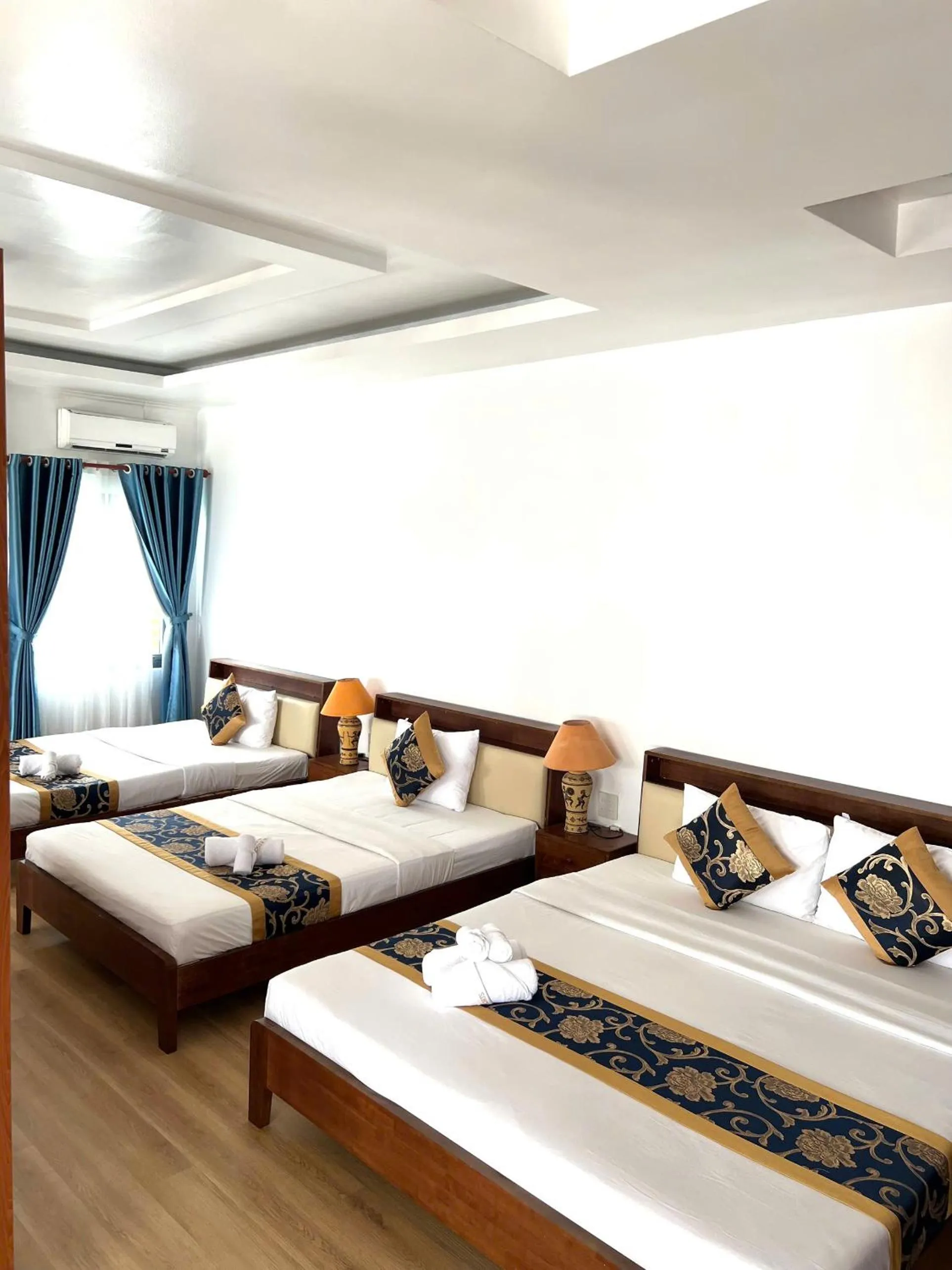 Bed in Thanh Dat Resort