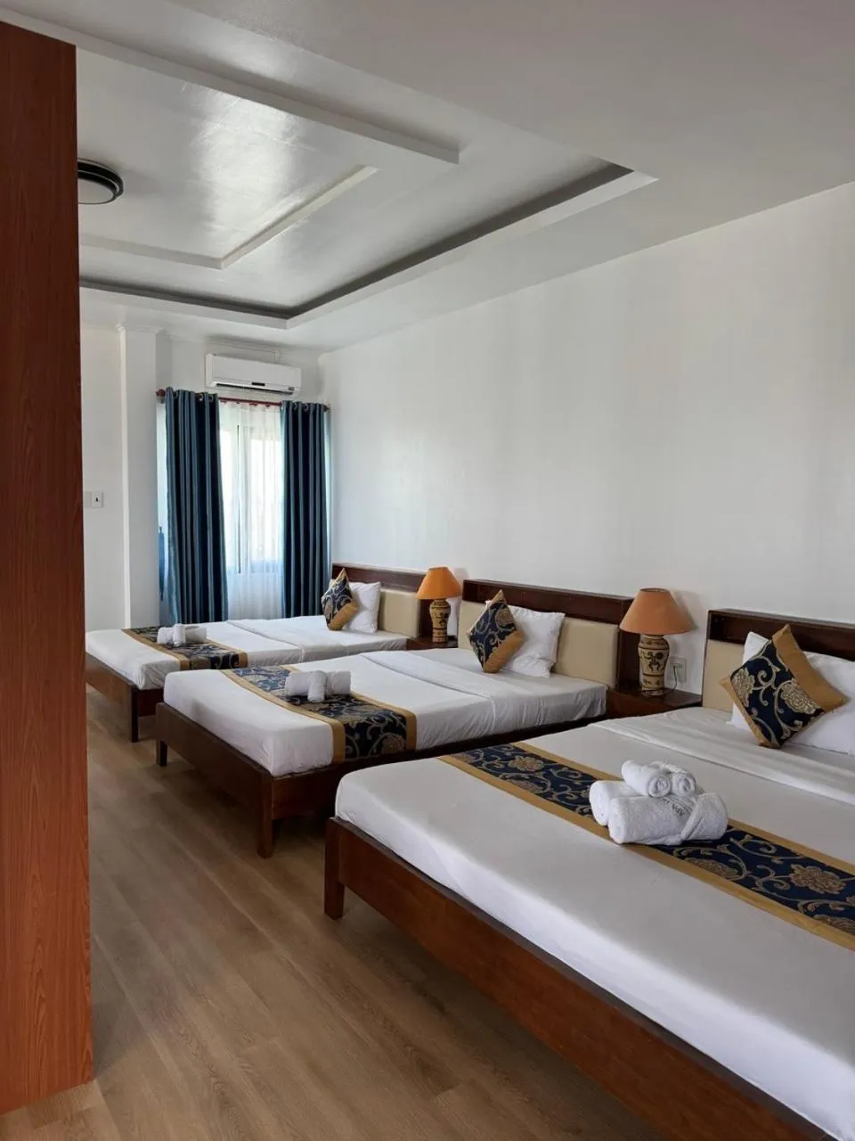 Bed in Thanh Dat Resort