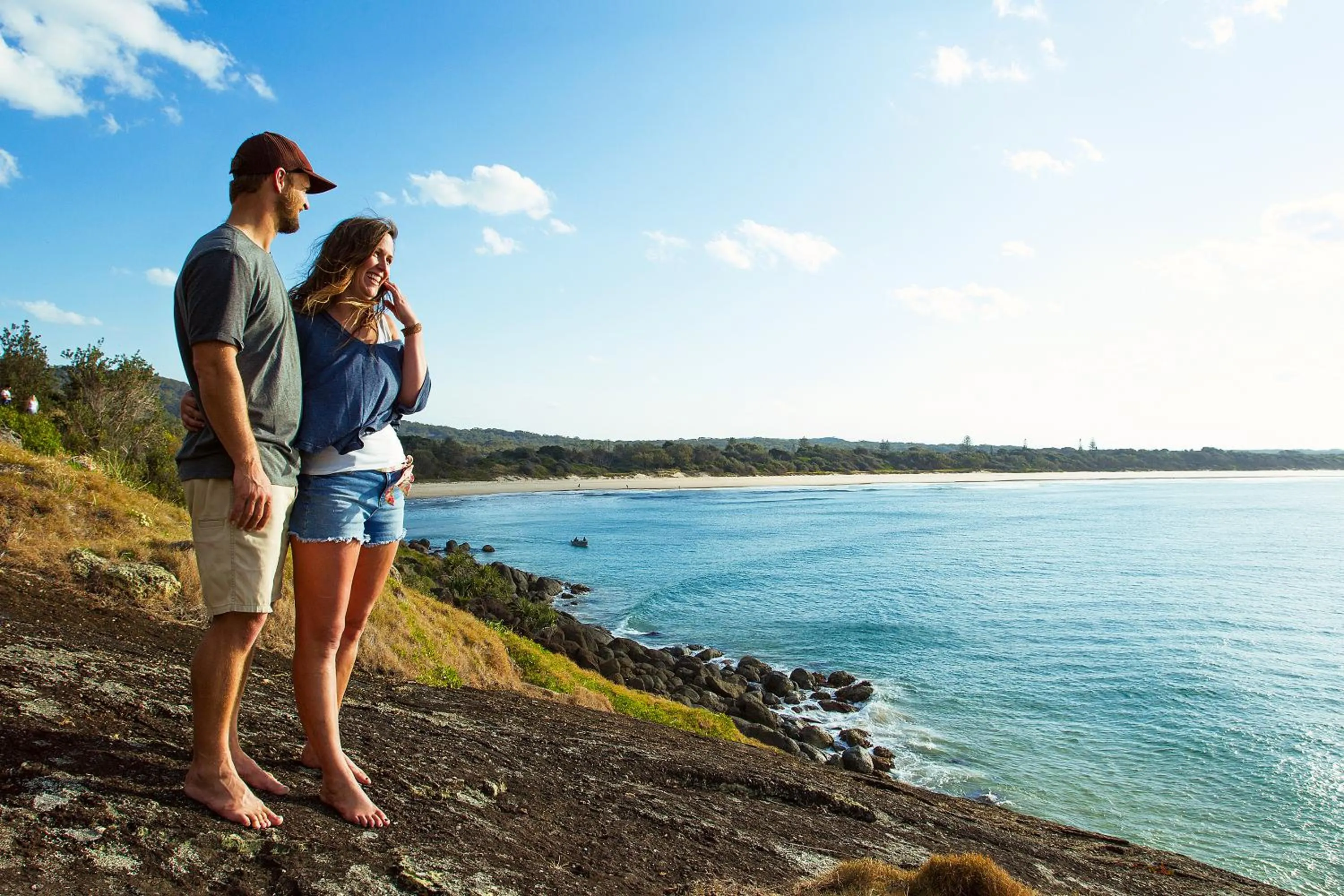 Beach in Hat Head Holiday Park