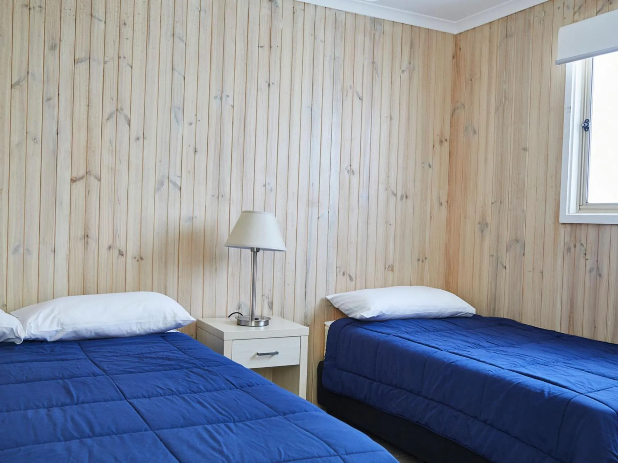 Bed in Hat Head Holiday Park