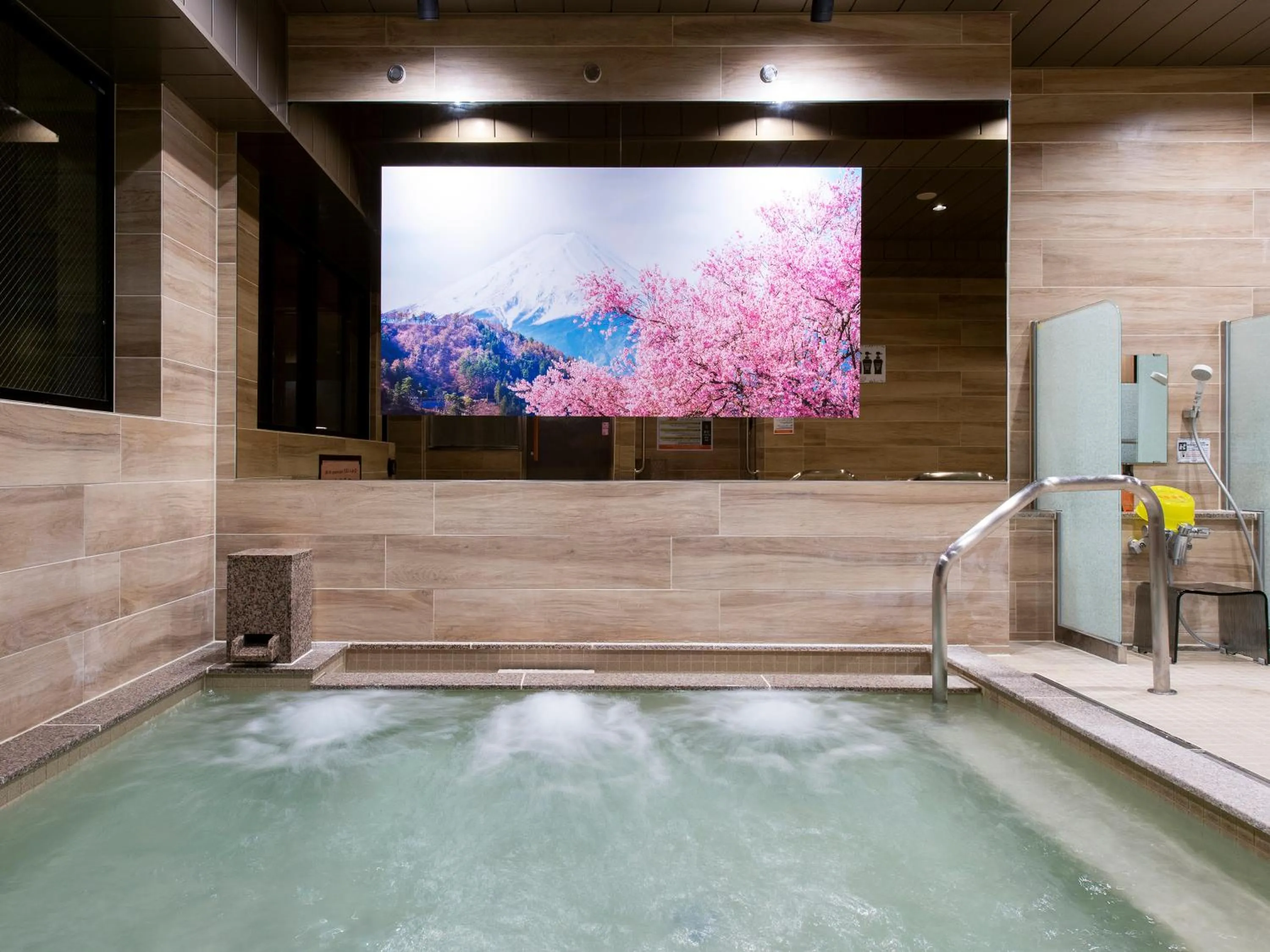 Public Bath in Capsule Hotel Anshin Oyado Premium Resort Kyoto Shijo Karasuma