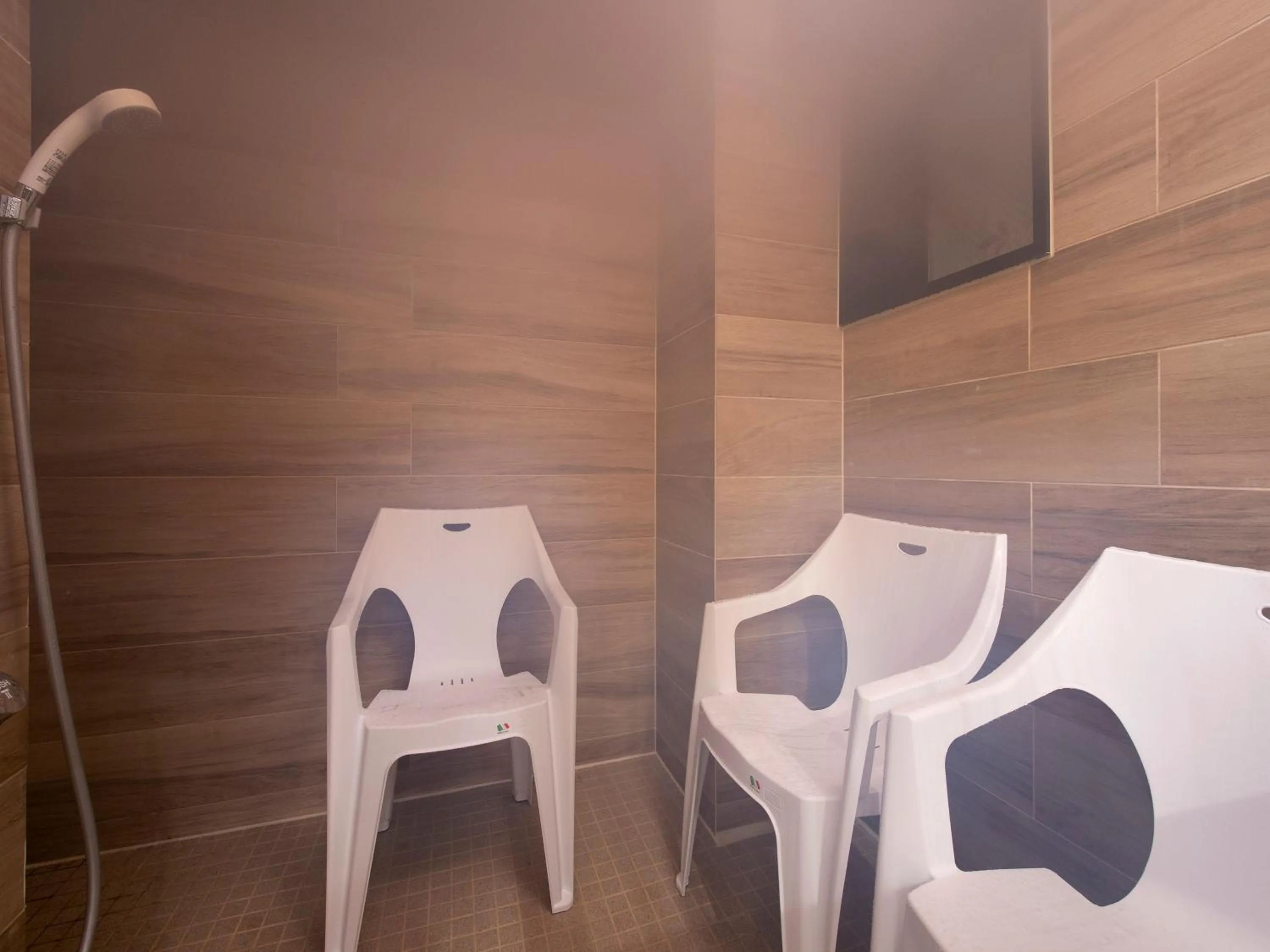 Steam room in Capsule Hotel Anshin Oyado Premium Resort Kyoto Shijo Karasuma