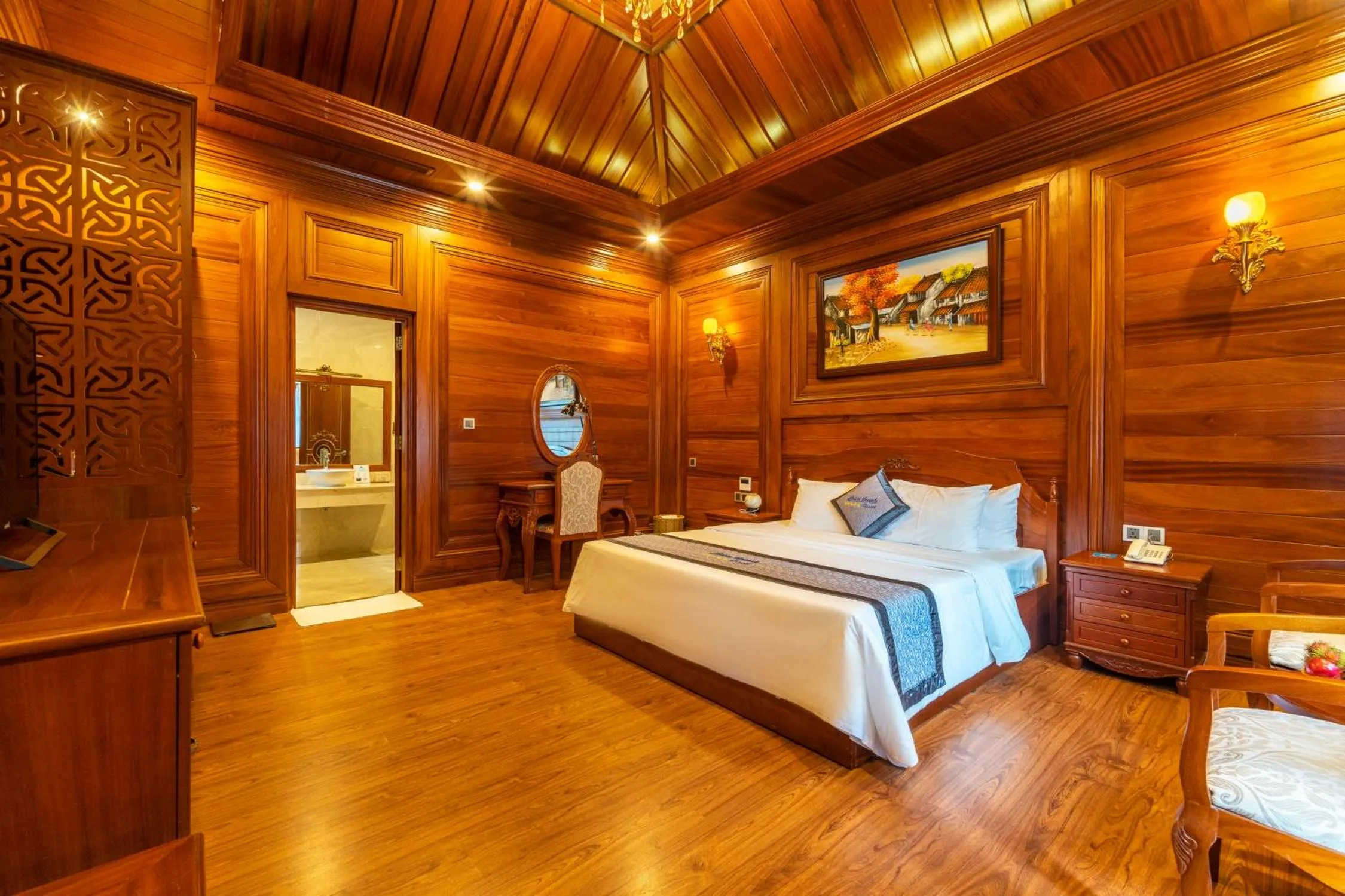 Bedroom, Bed in Thien Thanh Resort