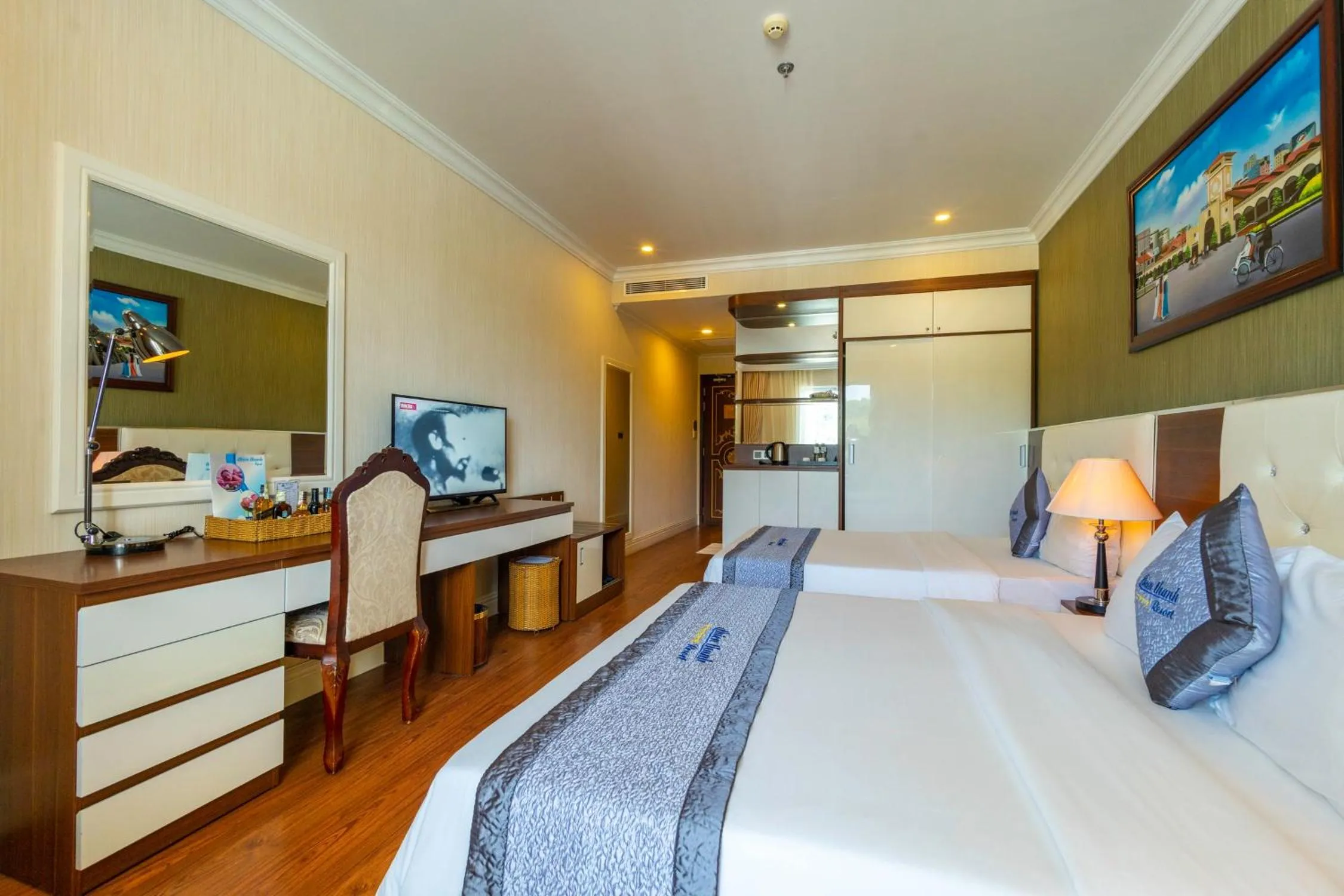 Bedroom, Bed in Thien Thanh Resort