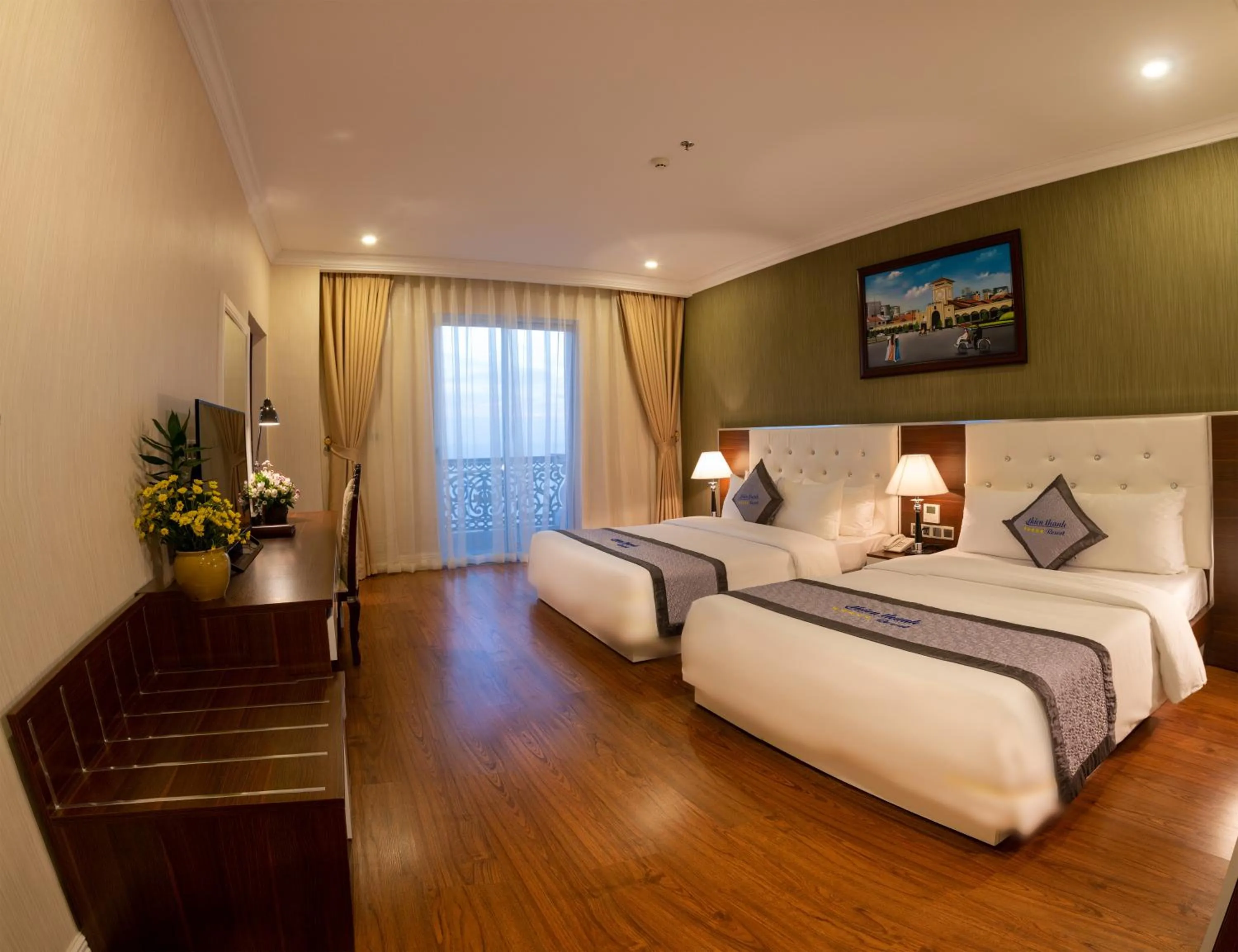 Photo of the whole room, Bed in Thien Thanh Resort