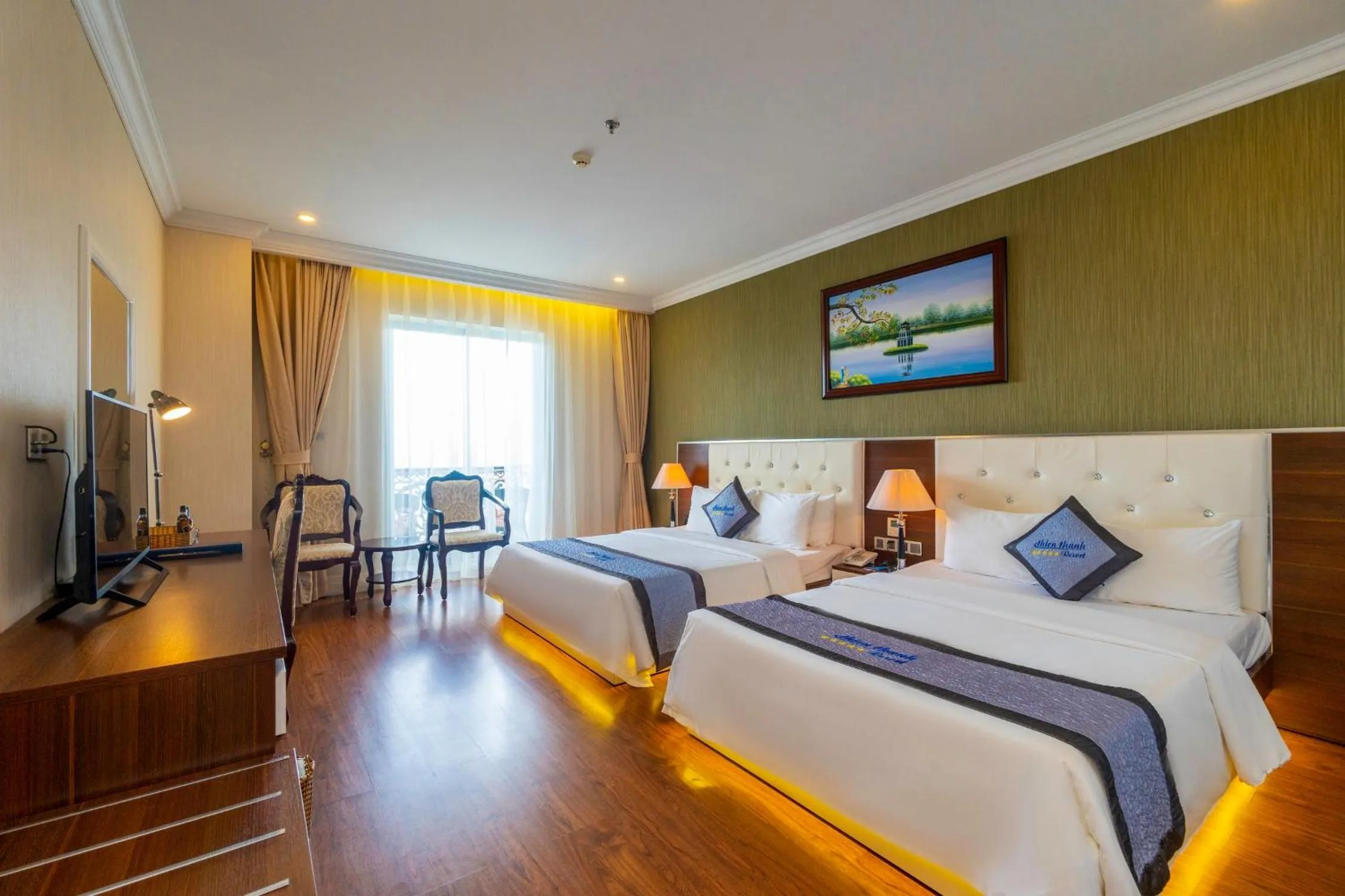 Bedroom, Bed in Thien Thanh Resort