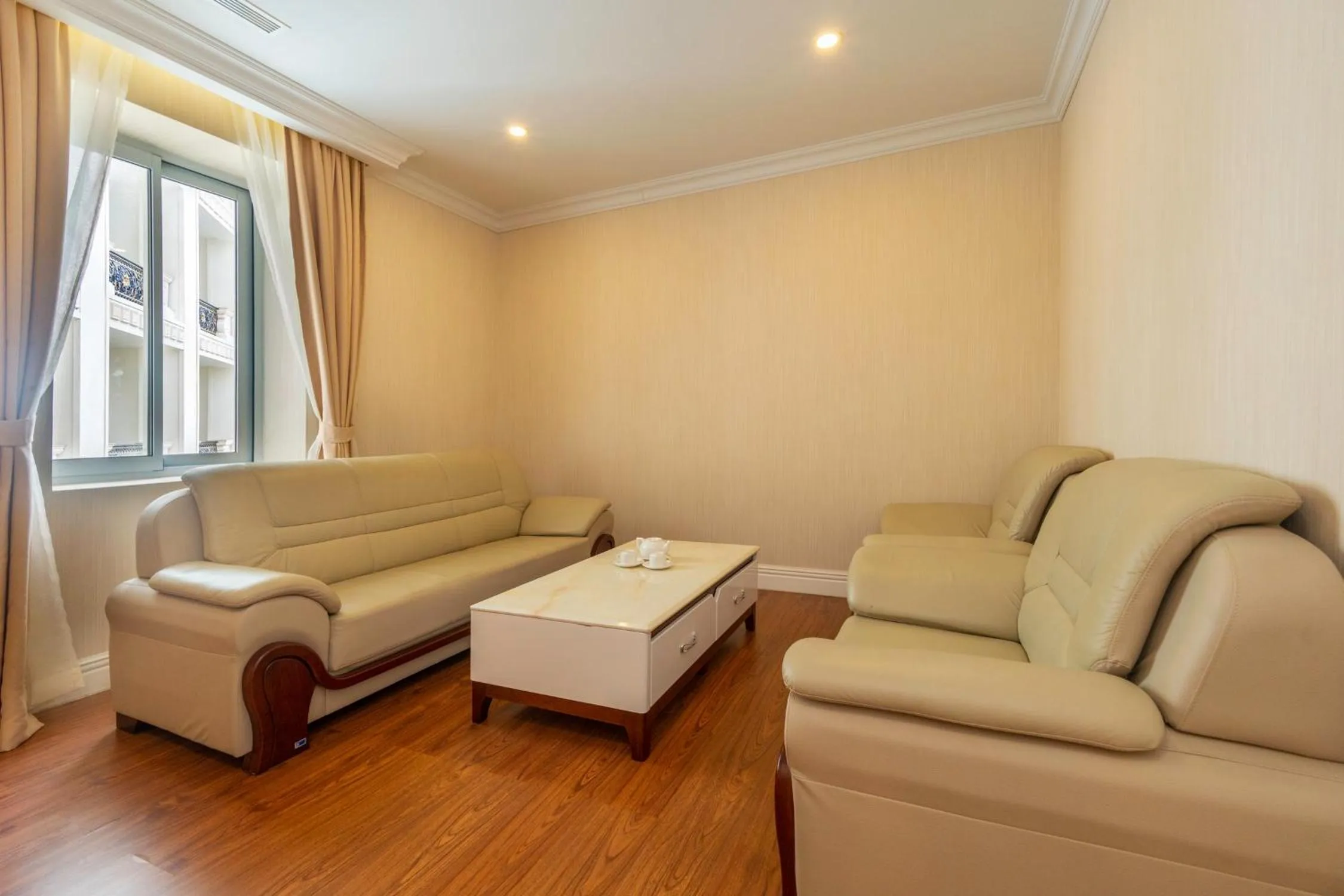 Living room in Thien Thanh Resort