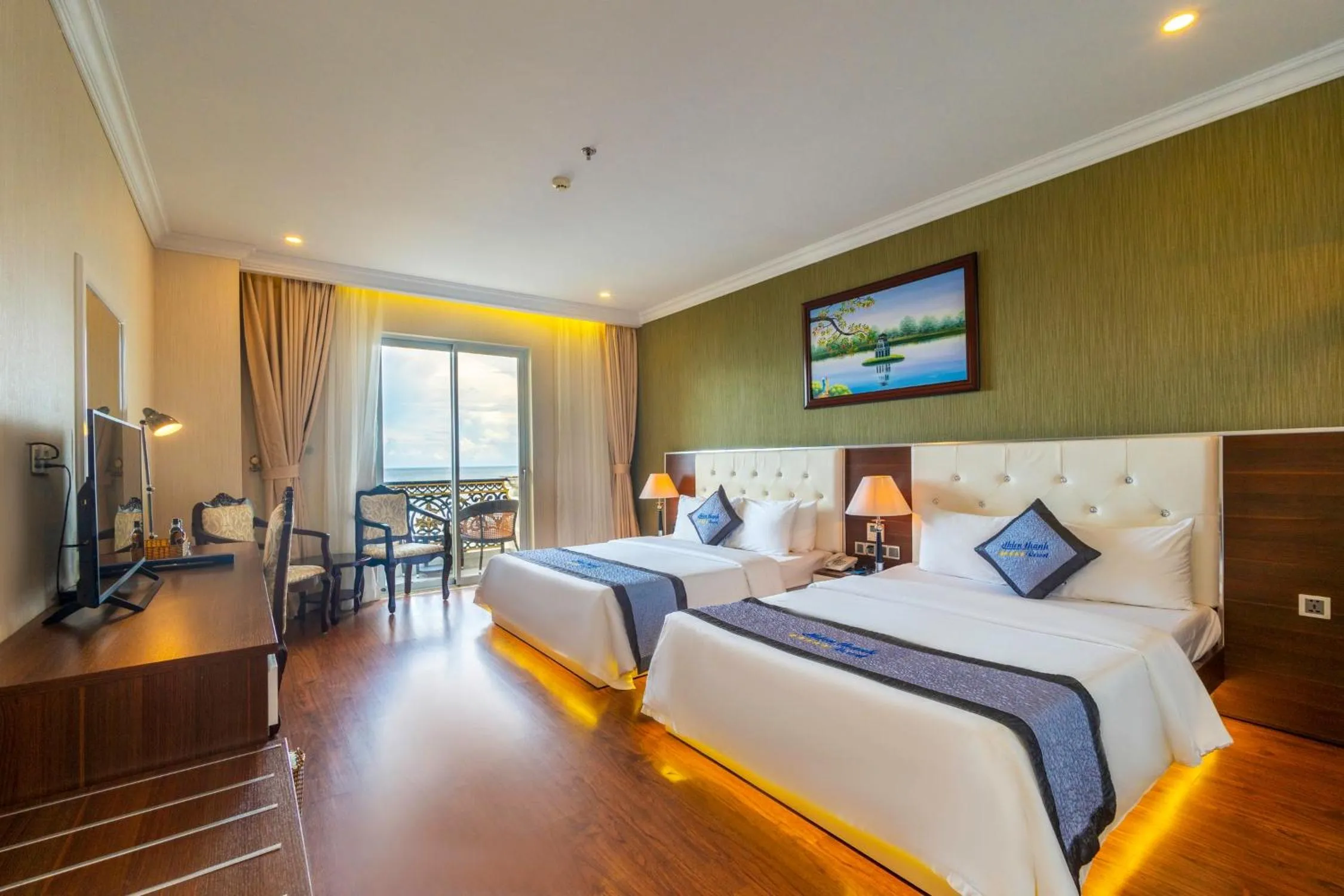 Bedroom, Bed in Thien Thanh Resort