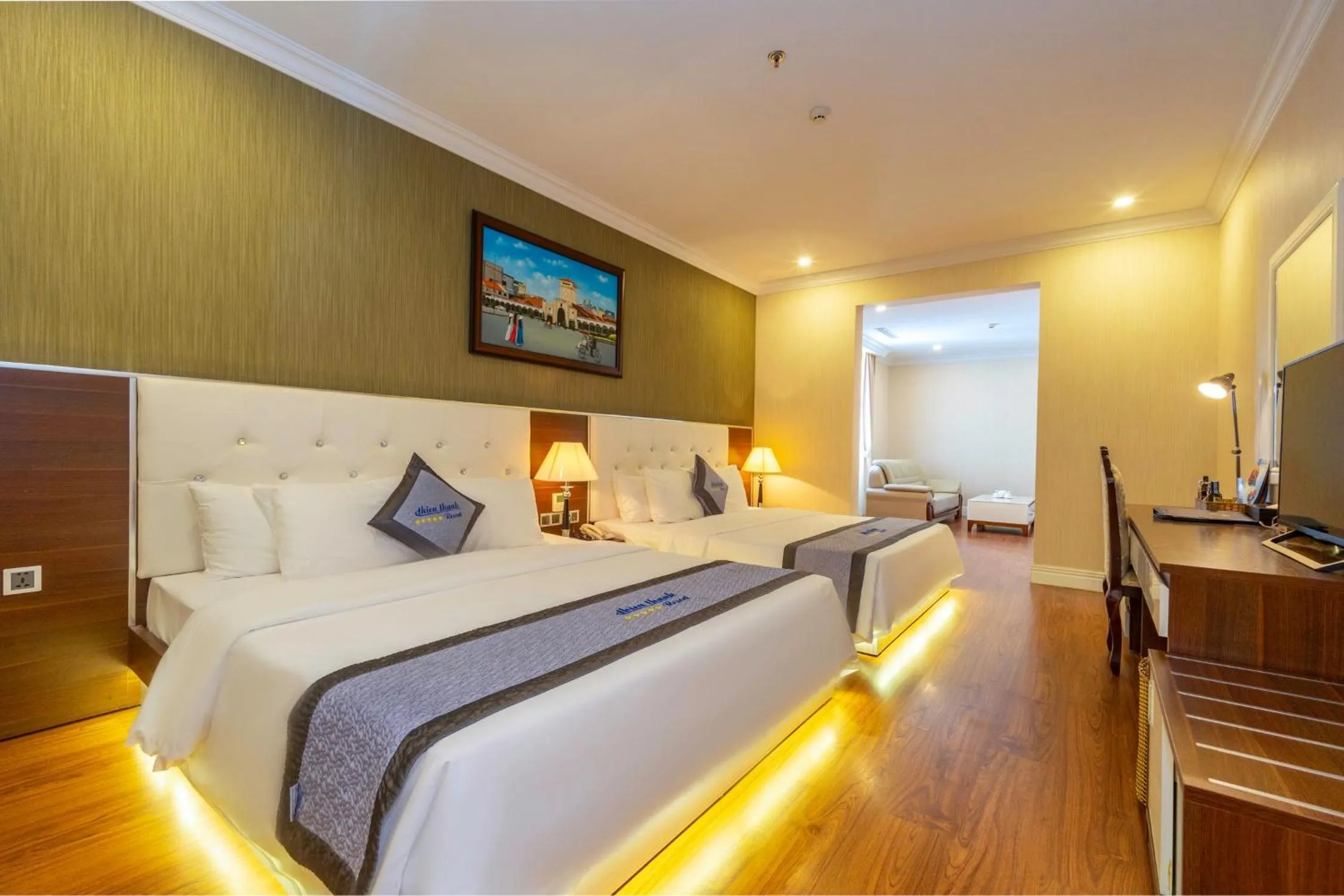 Photo of the whole room, Bed in Thien Thanh Resort