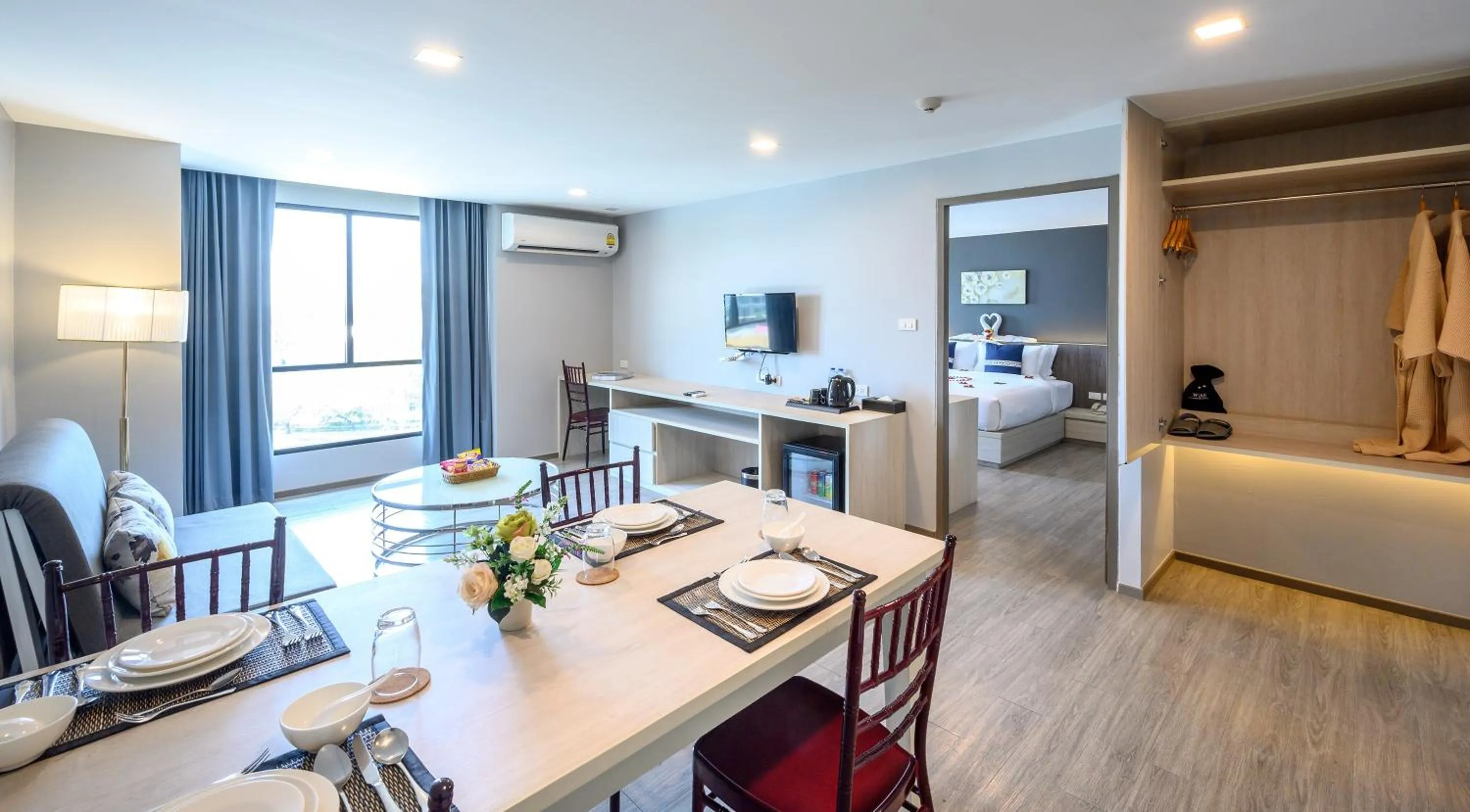 Living room in IWISH Hotel