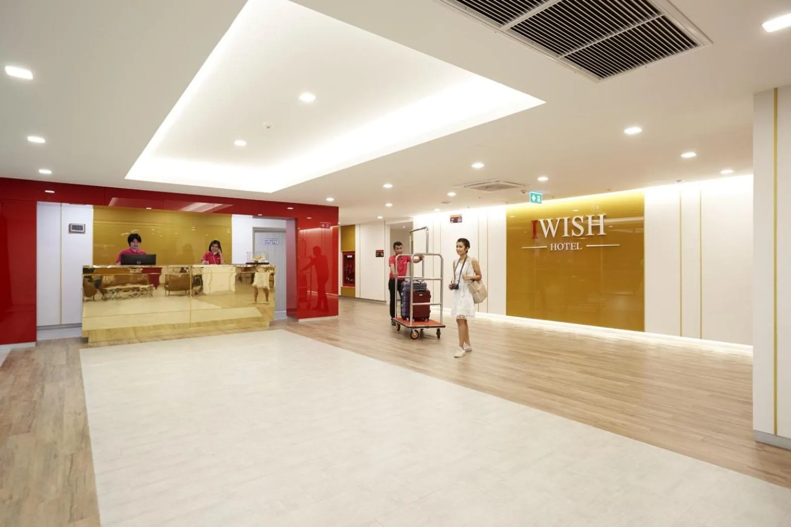 Lobby or reception in IWISH Hotel