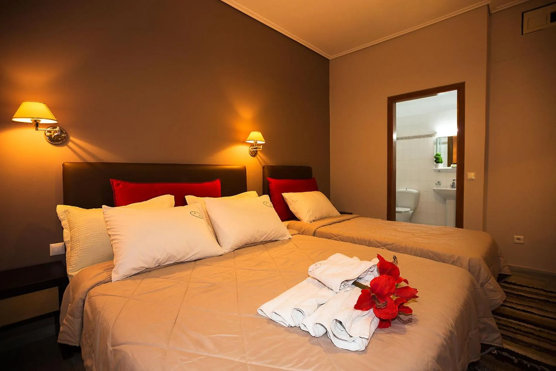 Photo of the whole room, Bed in Kyparissia Beach Hotel