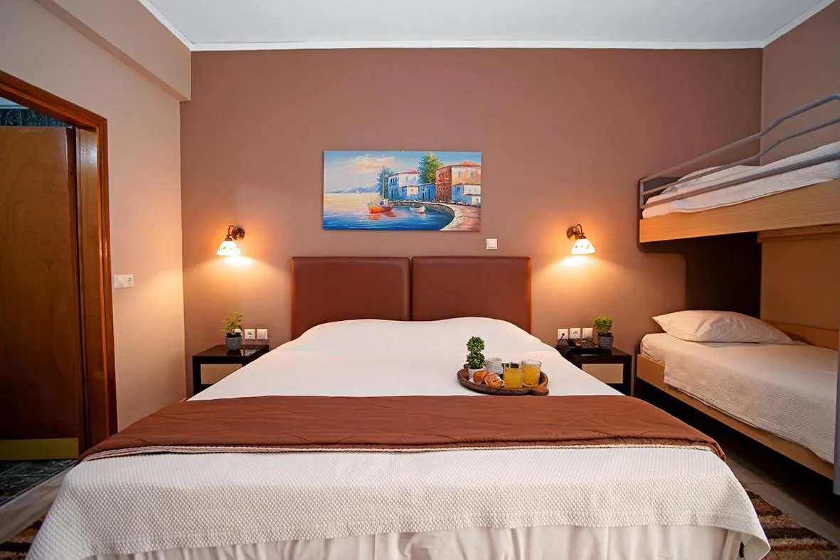 Bed in Kyparissia Beach Hotel
