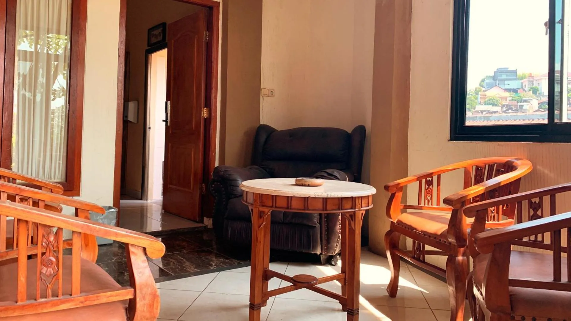 Living room in Omah Pelem Syariah