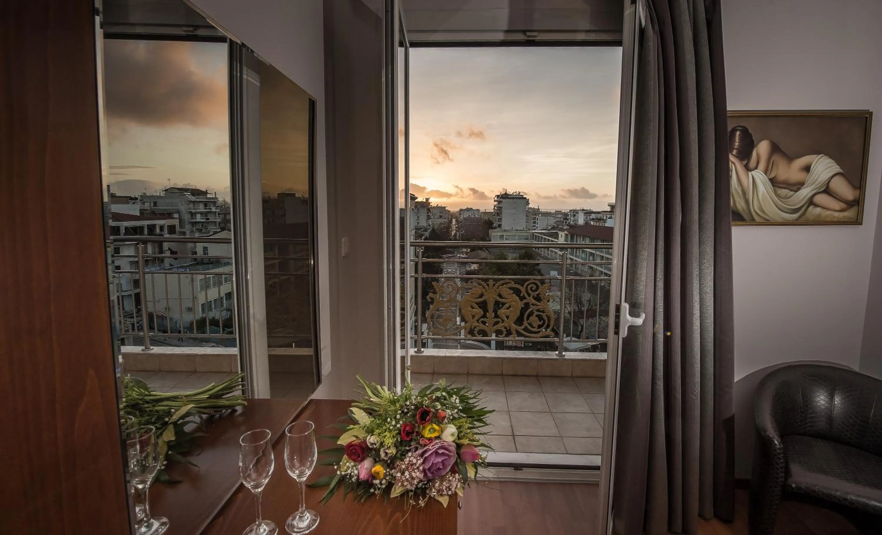 City view in Hotel Olympos