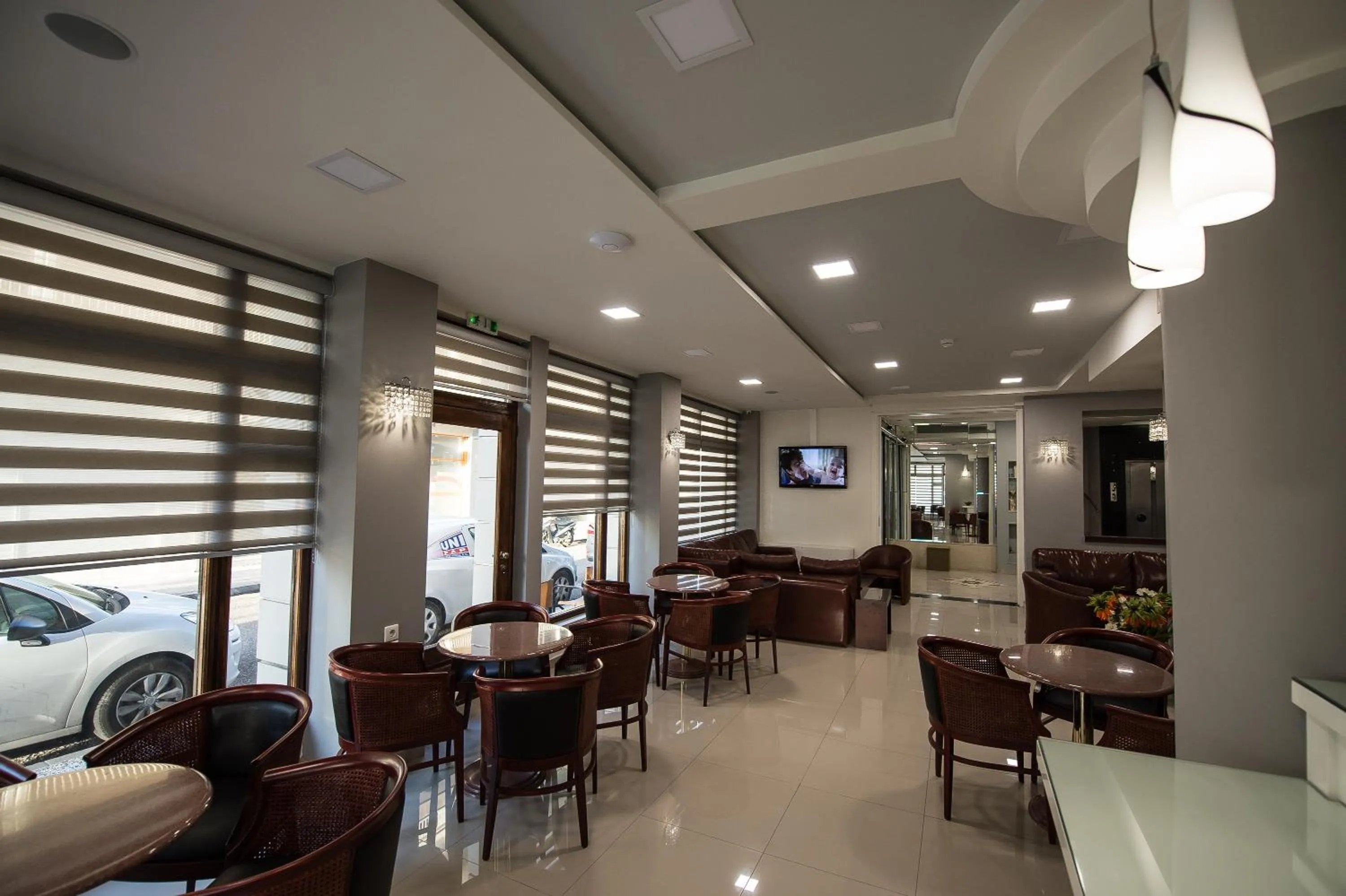 Lounge or bar in Hotel Olympos