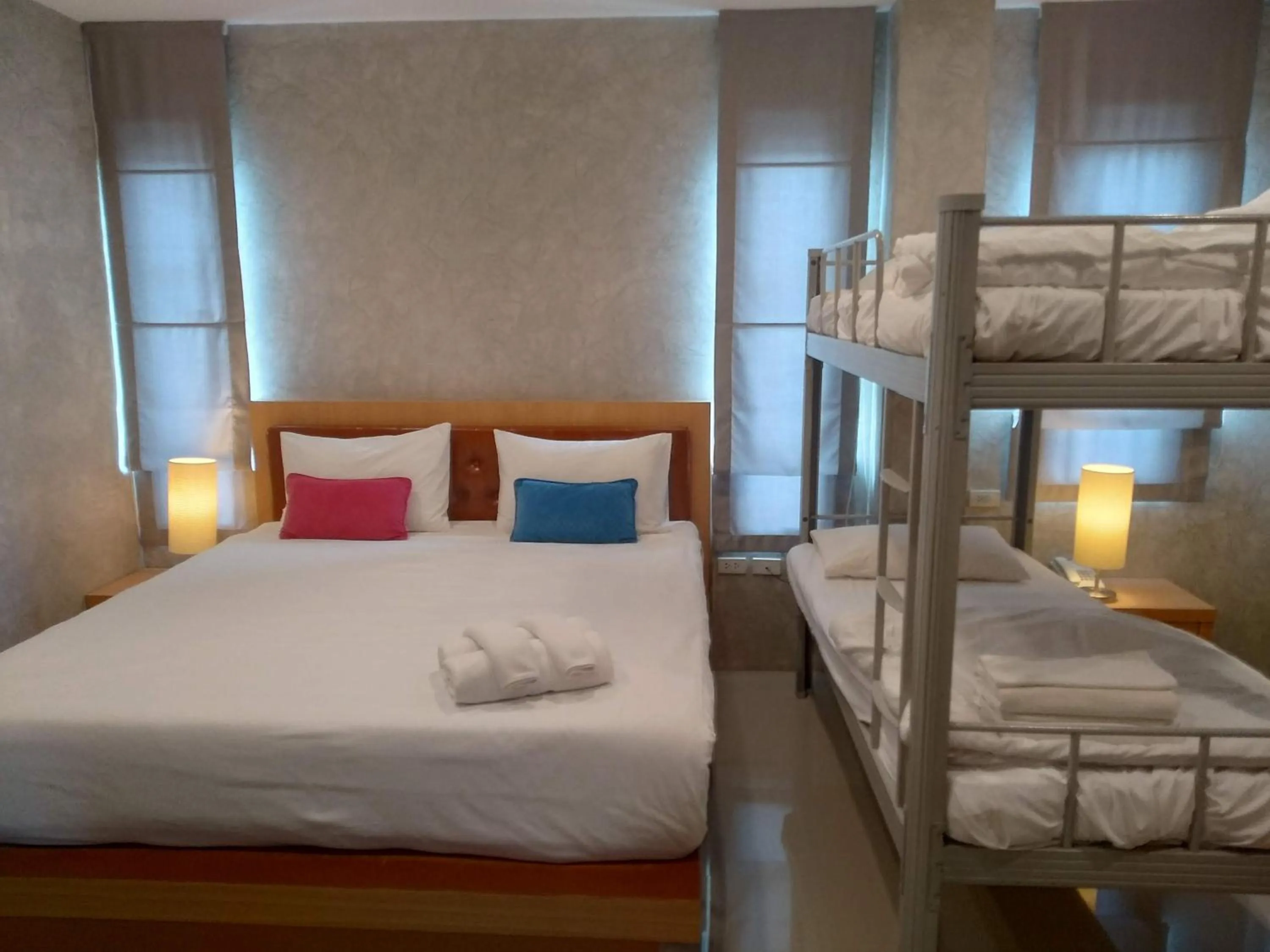 Bed in De Loft Hotel