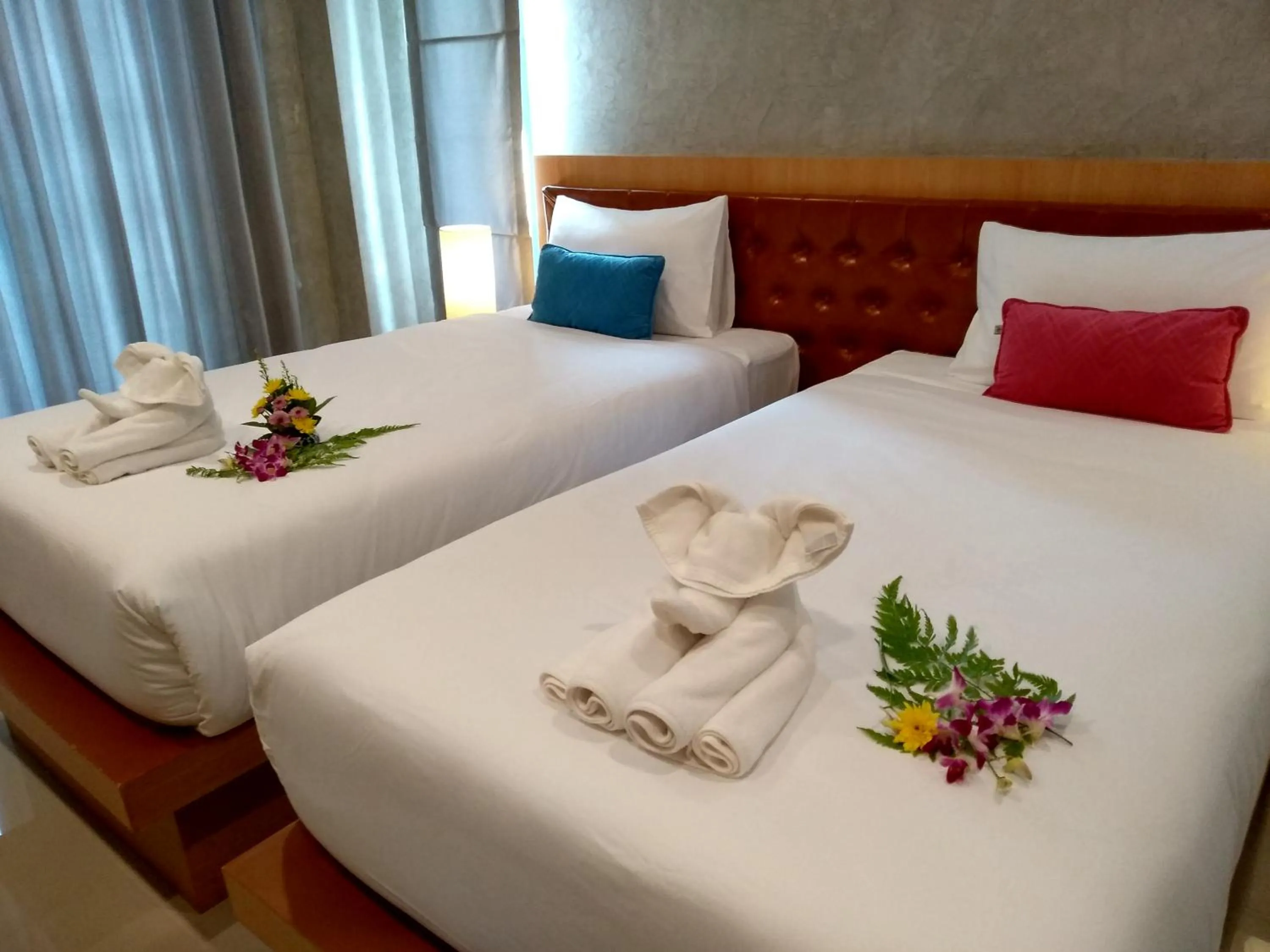 Bed in De Loft Hotel