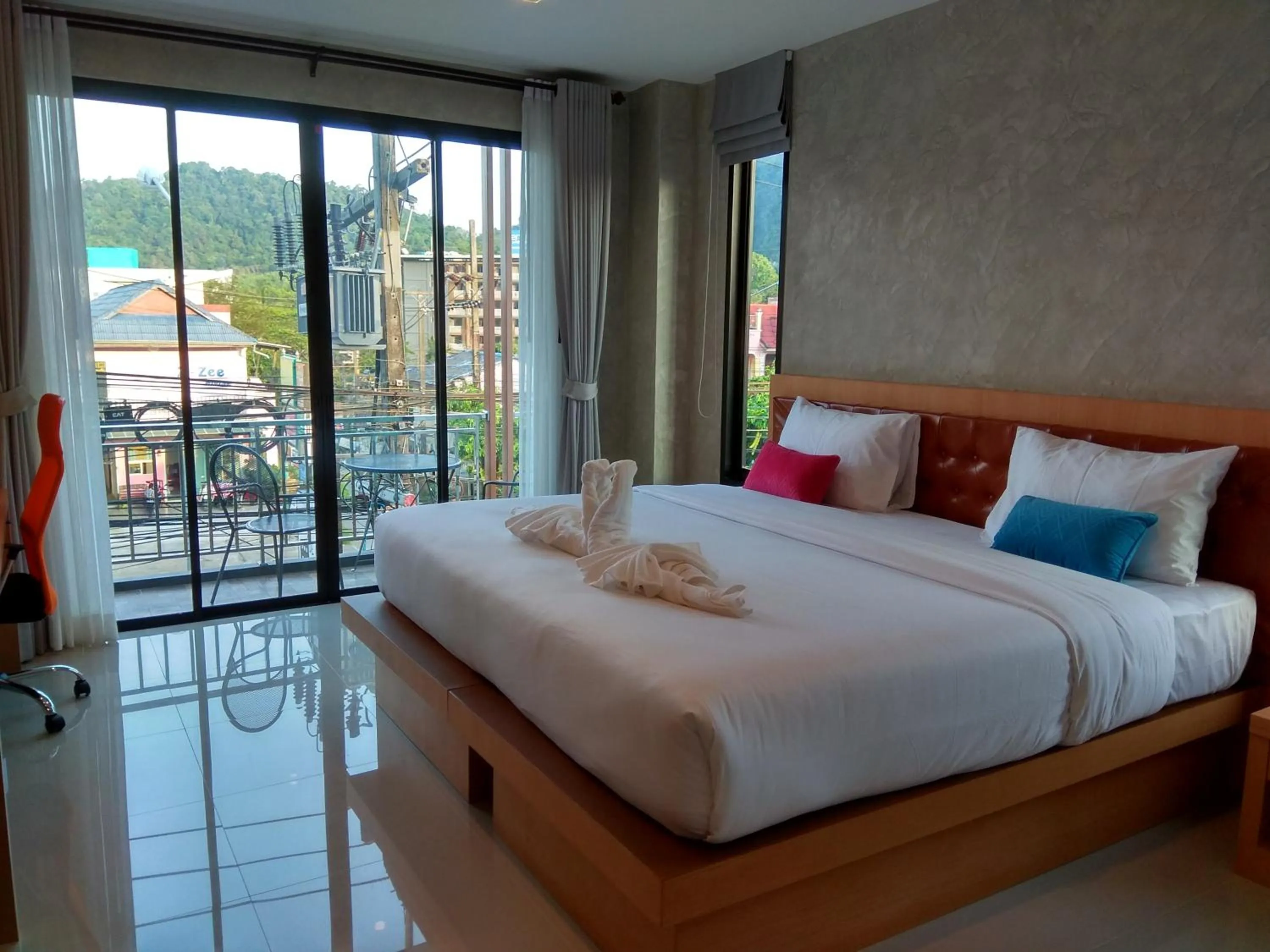 Bed in De Loft Hotel