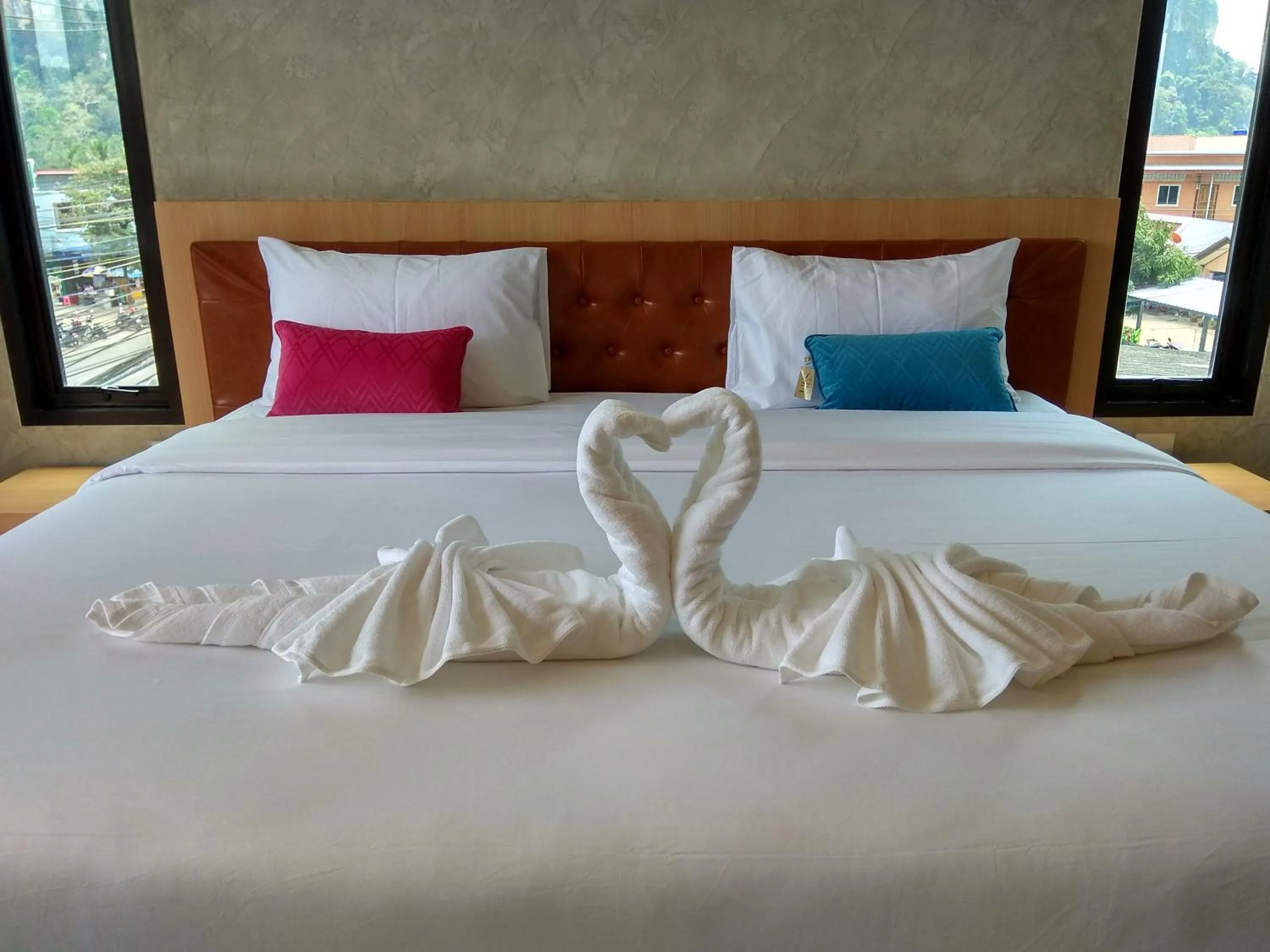 Bed in De Loft Hotel