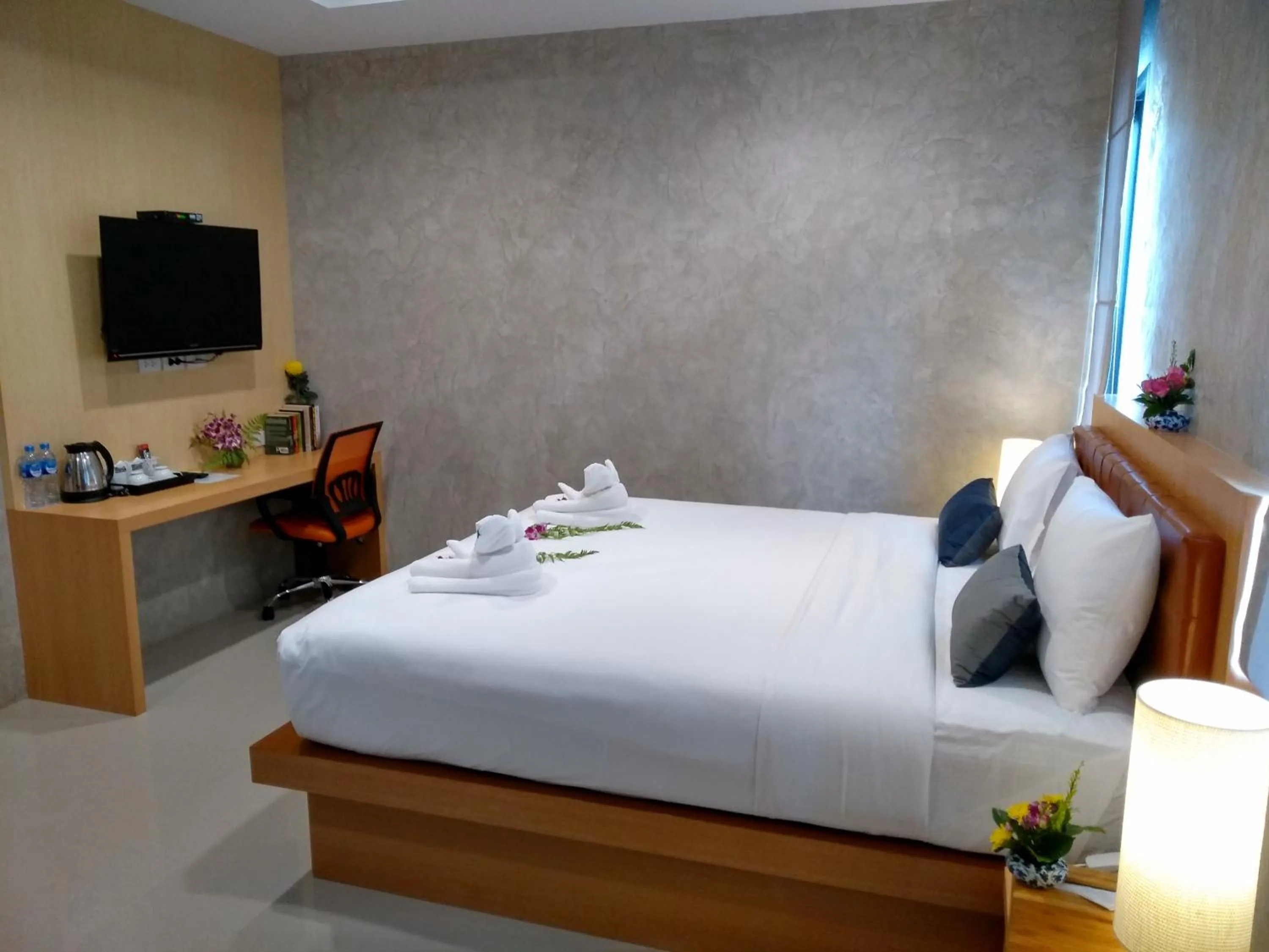 Bed in De Loft Hotel