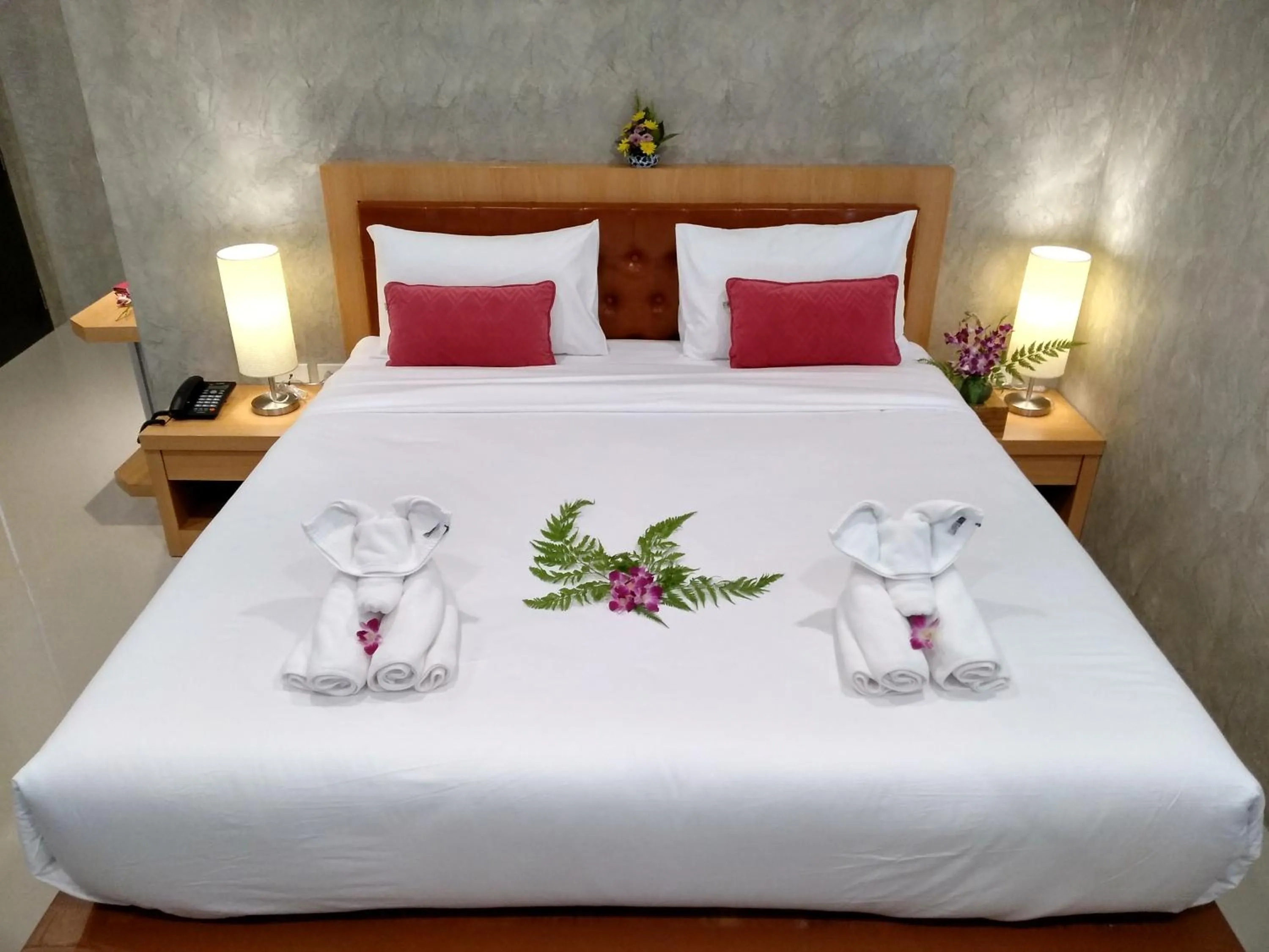 Bed in De Loft Hotel