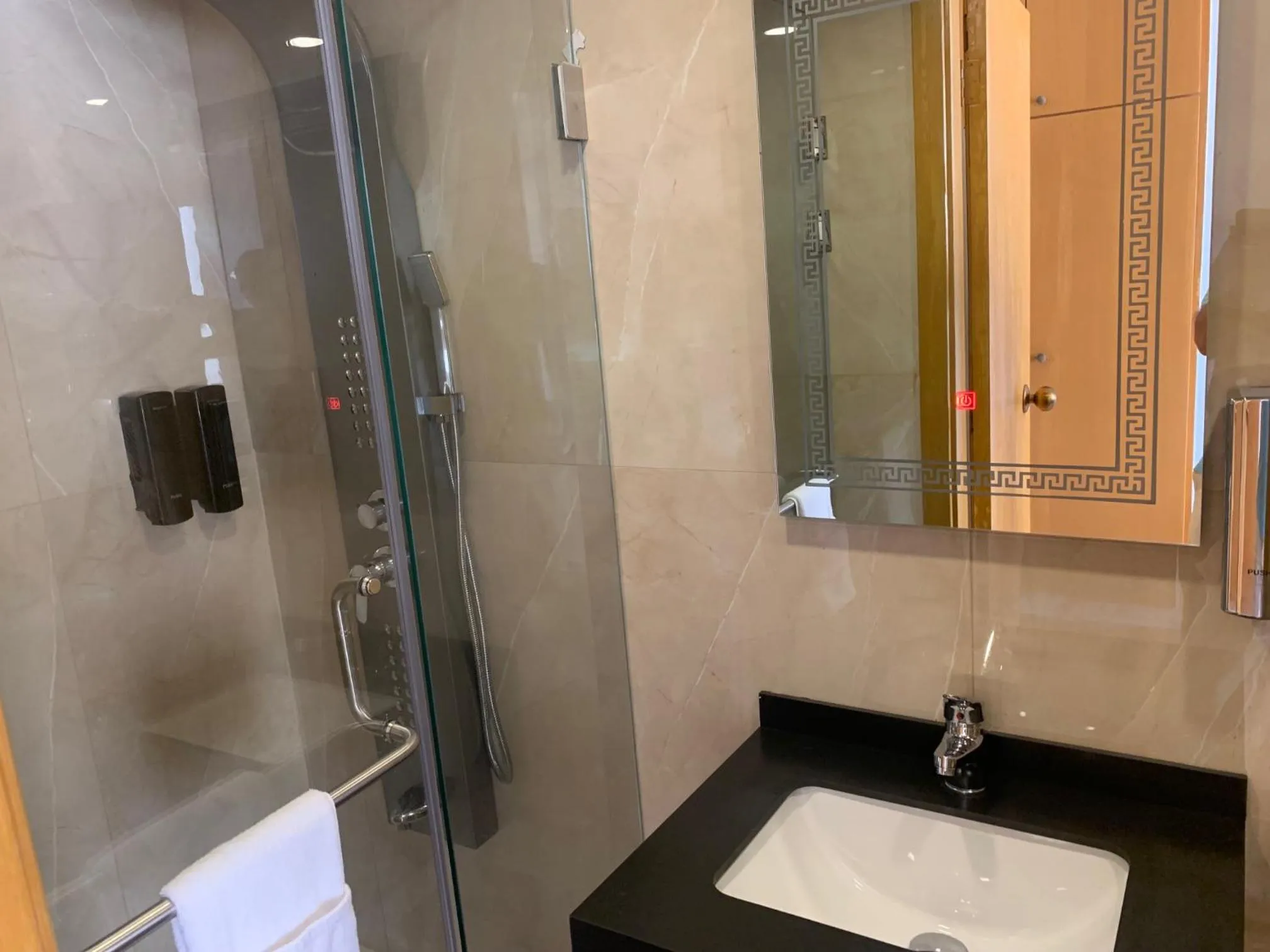 Shower in Bliss 3000 Furnished Studios