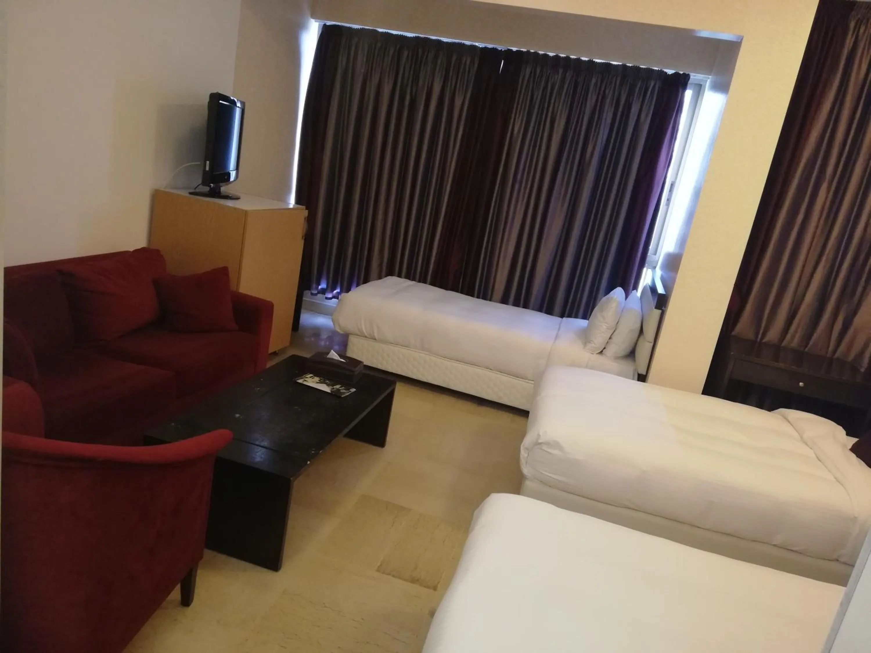 Bedroom, Bed in Bliss 3000 Furnished Studios