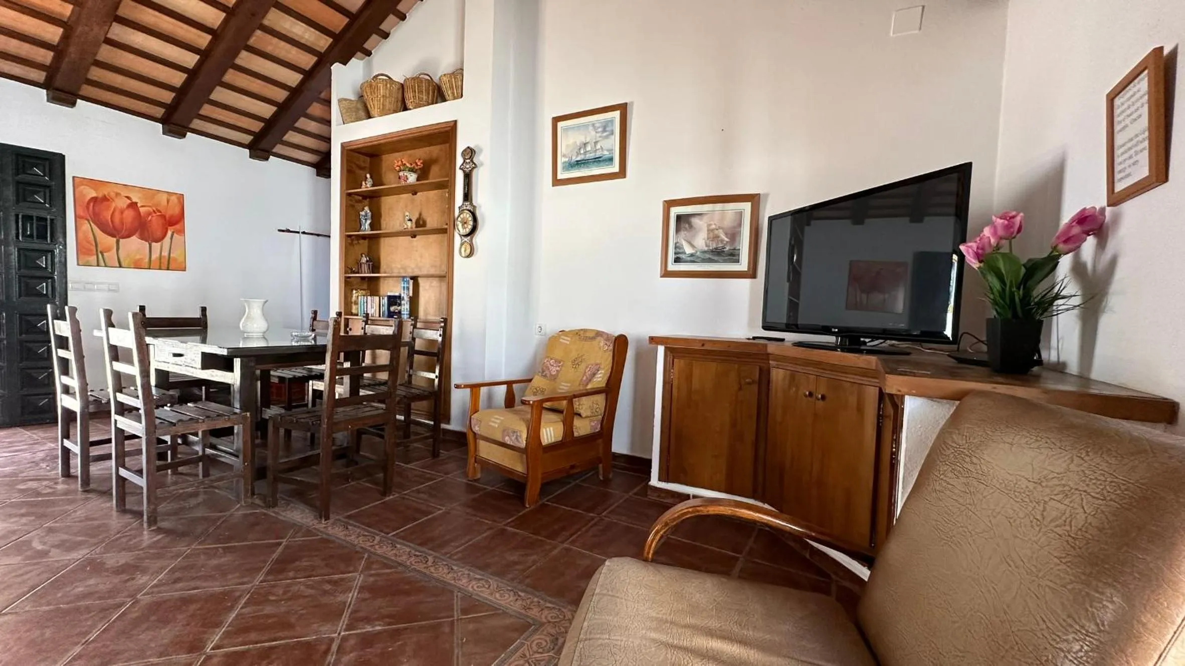 Living room in Vivienda Rural Atlántico Sur & Familias