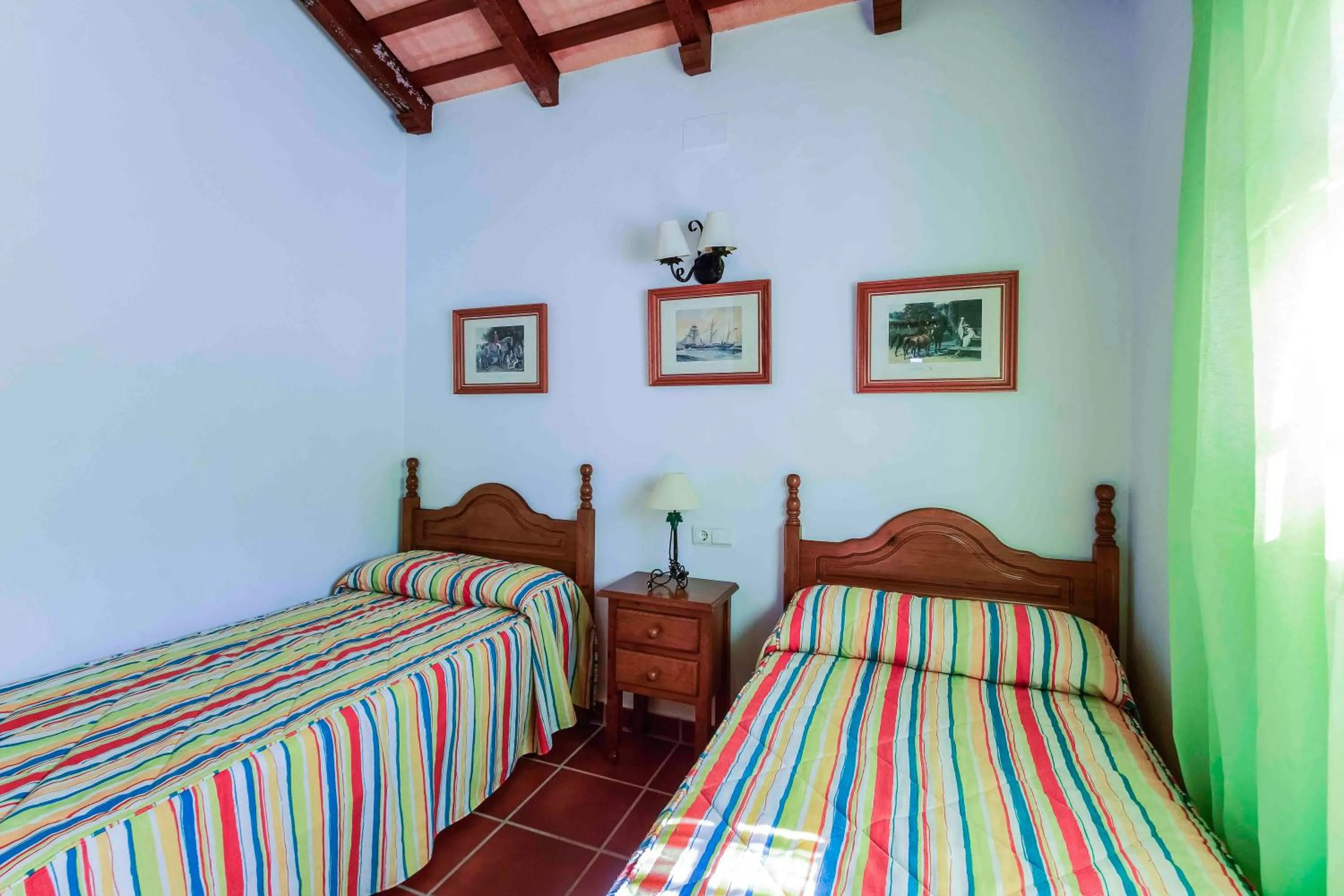 Bed in Vivienda Rural Atlántico Sur & Familias