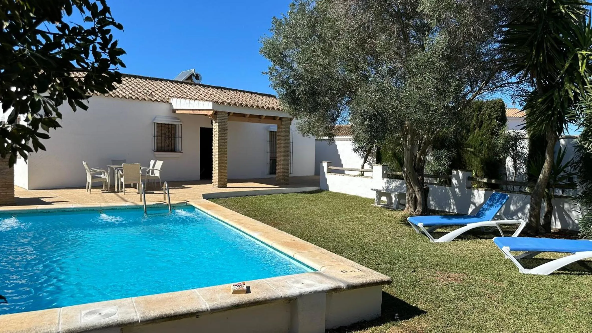 Swimming pool in Vivienda Rural Atlántico Sur & Familias