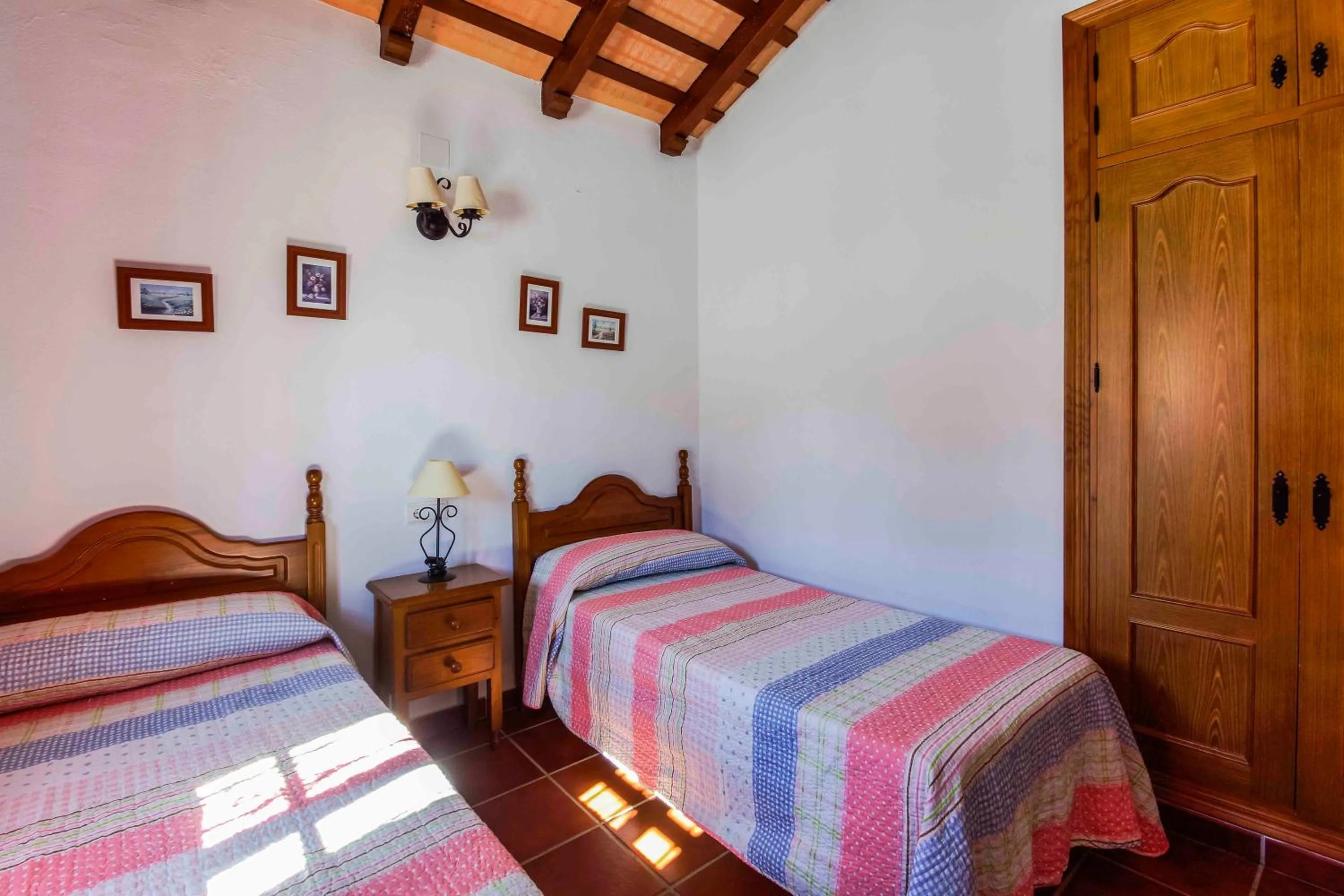 Bed in Vivienda Rural Atlántico Sur & Familias