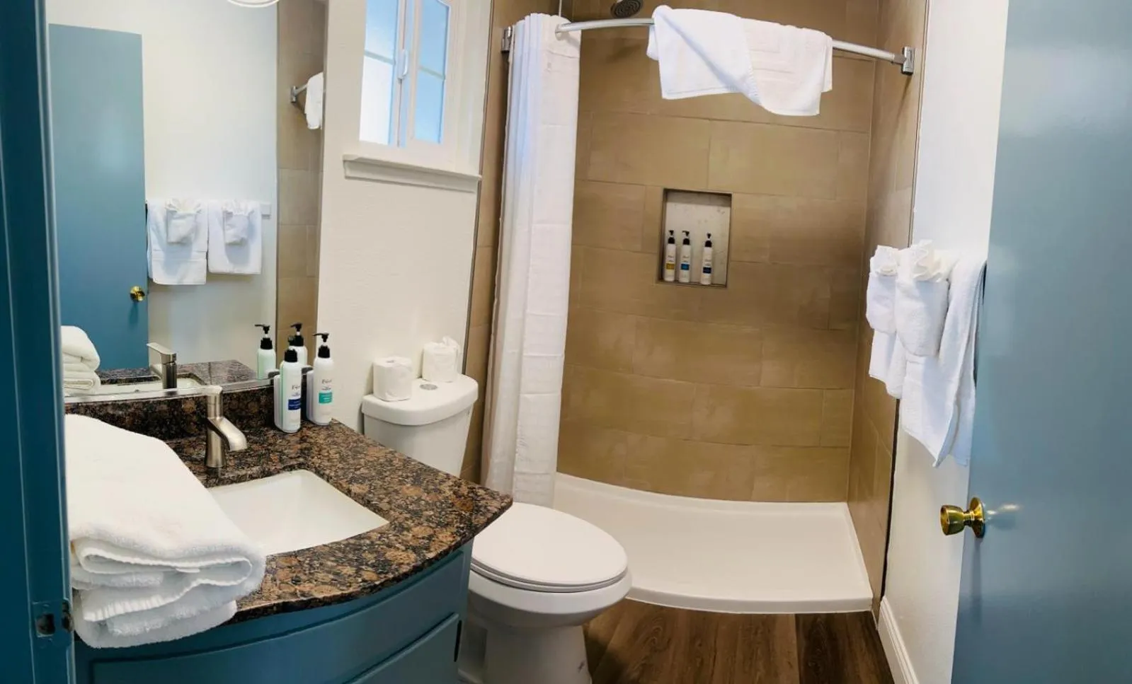 Bathroom in Coastal Breeze Inn