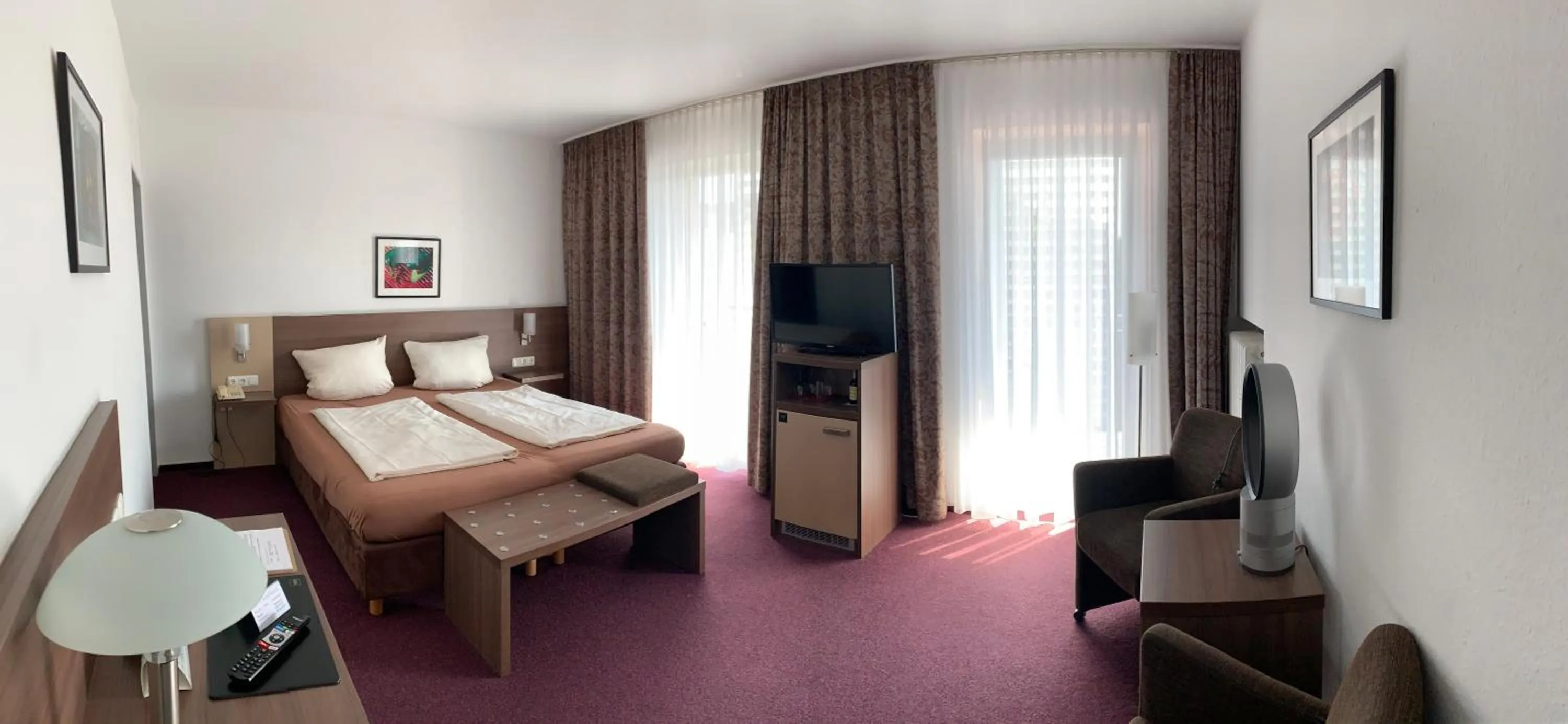 Decorative detail, Bed in Hotel Buntrock