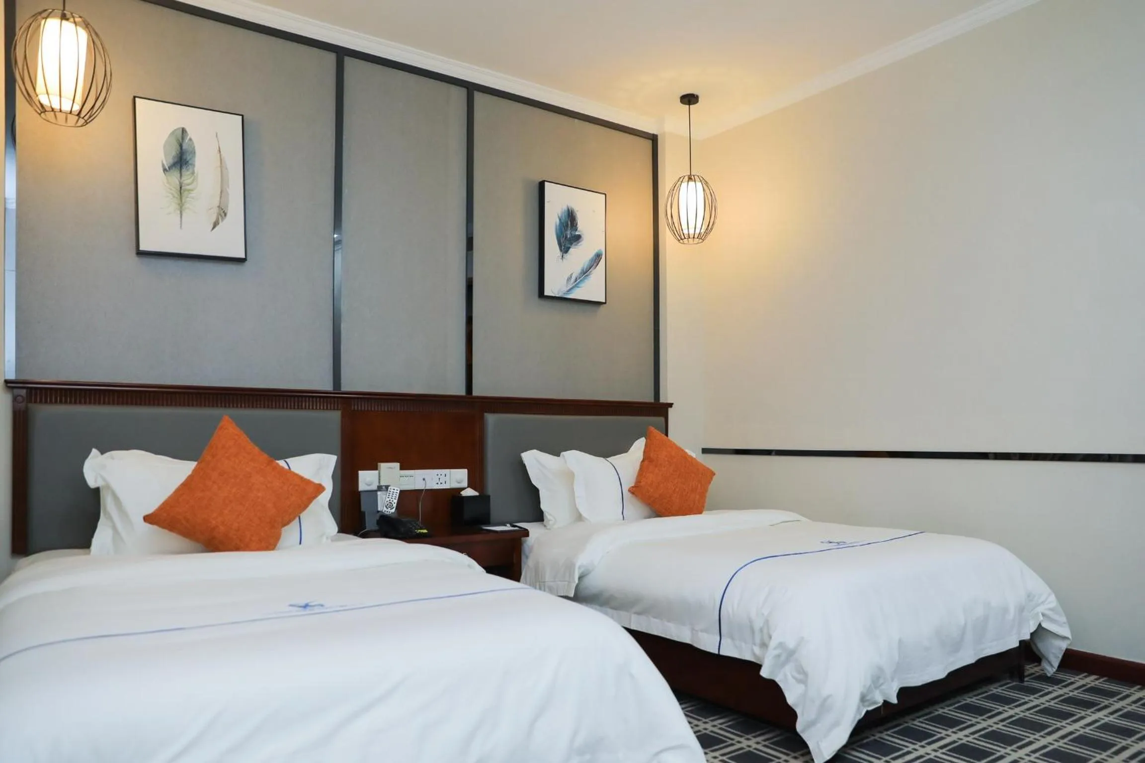 Bed in Guangzhou Homies Hotel