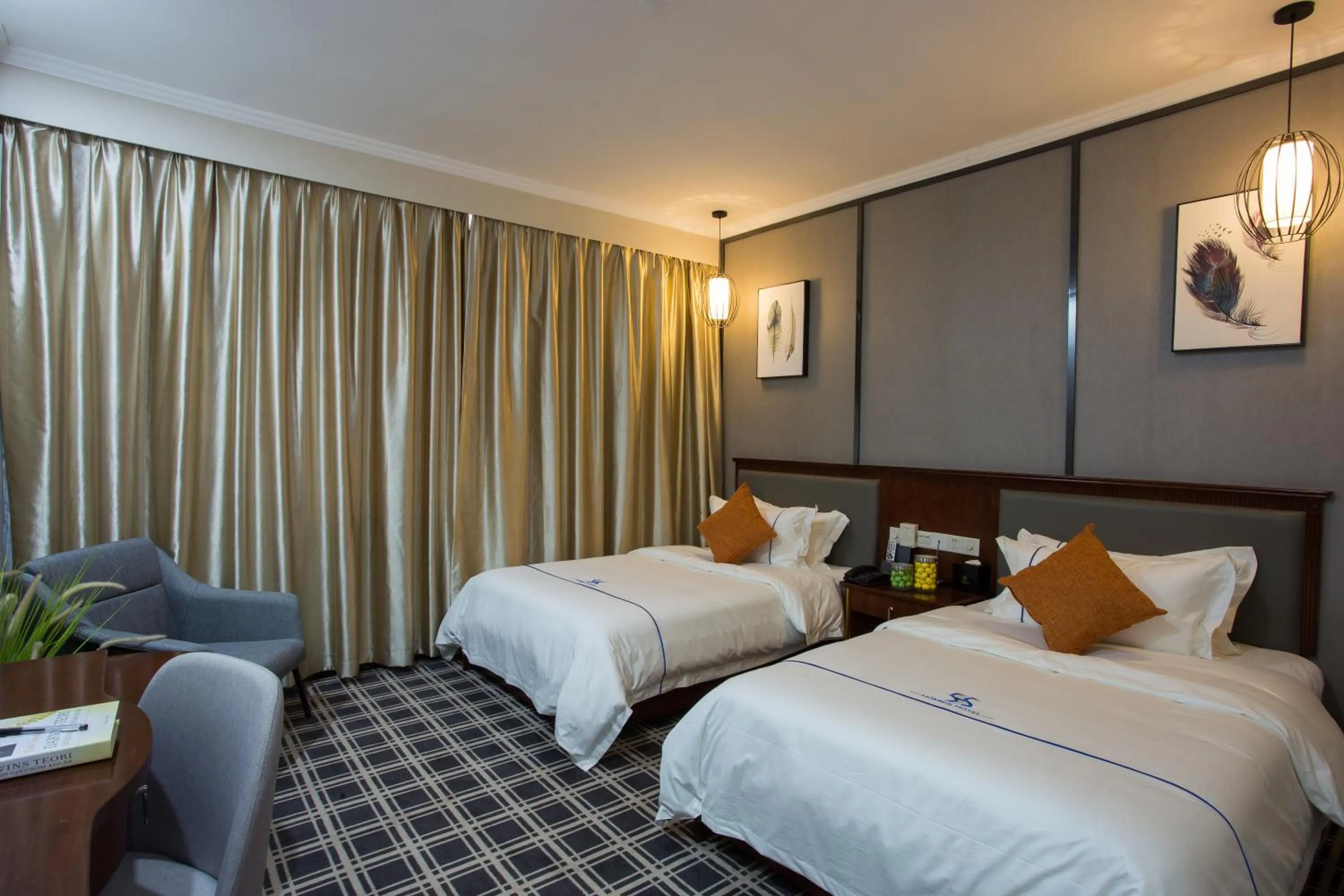 Bed in Guangzhou Homies Hotel