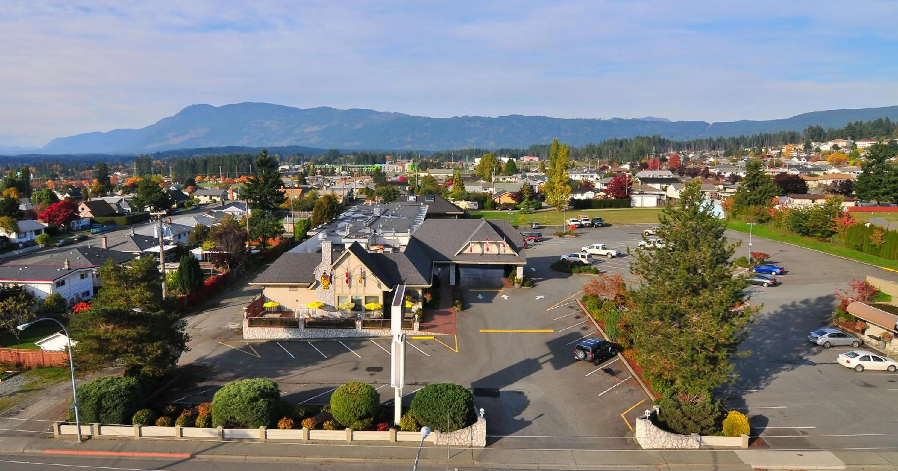 Bird's eye view in The Hospitality Inn