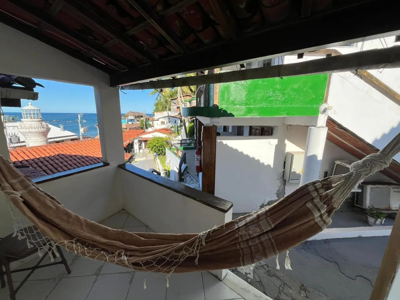 Family Room with Side Sea View in Pousada Farol do Morro