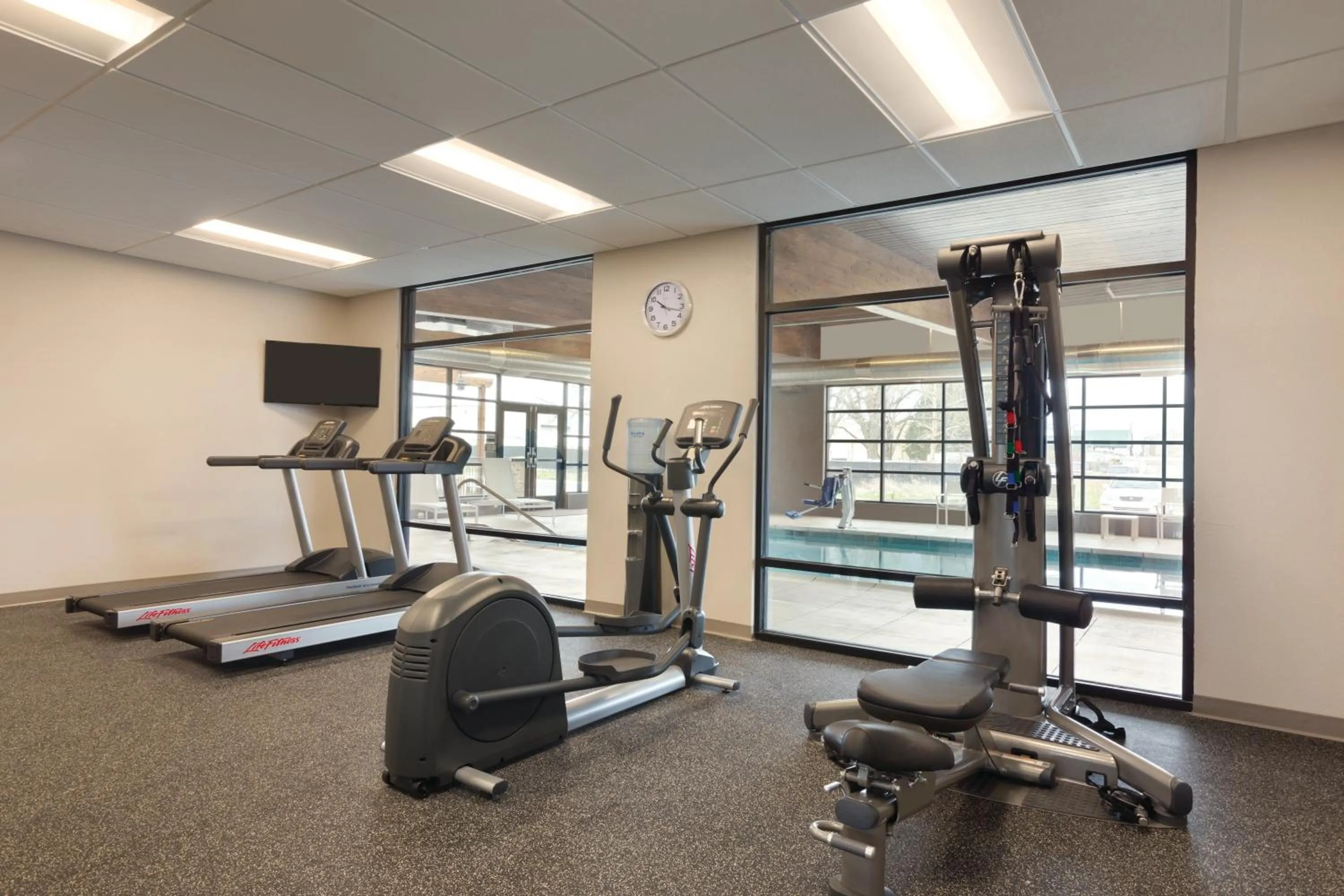 Fitness centre/facilities in Country Inn & Suites by Radisson, Lawrence, KS