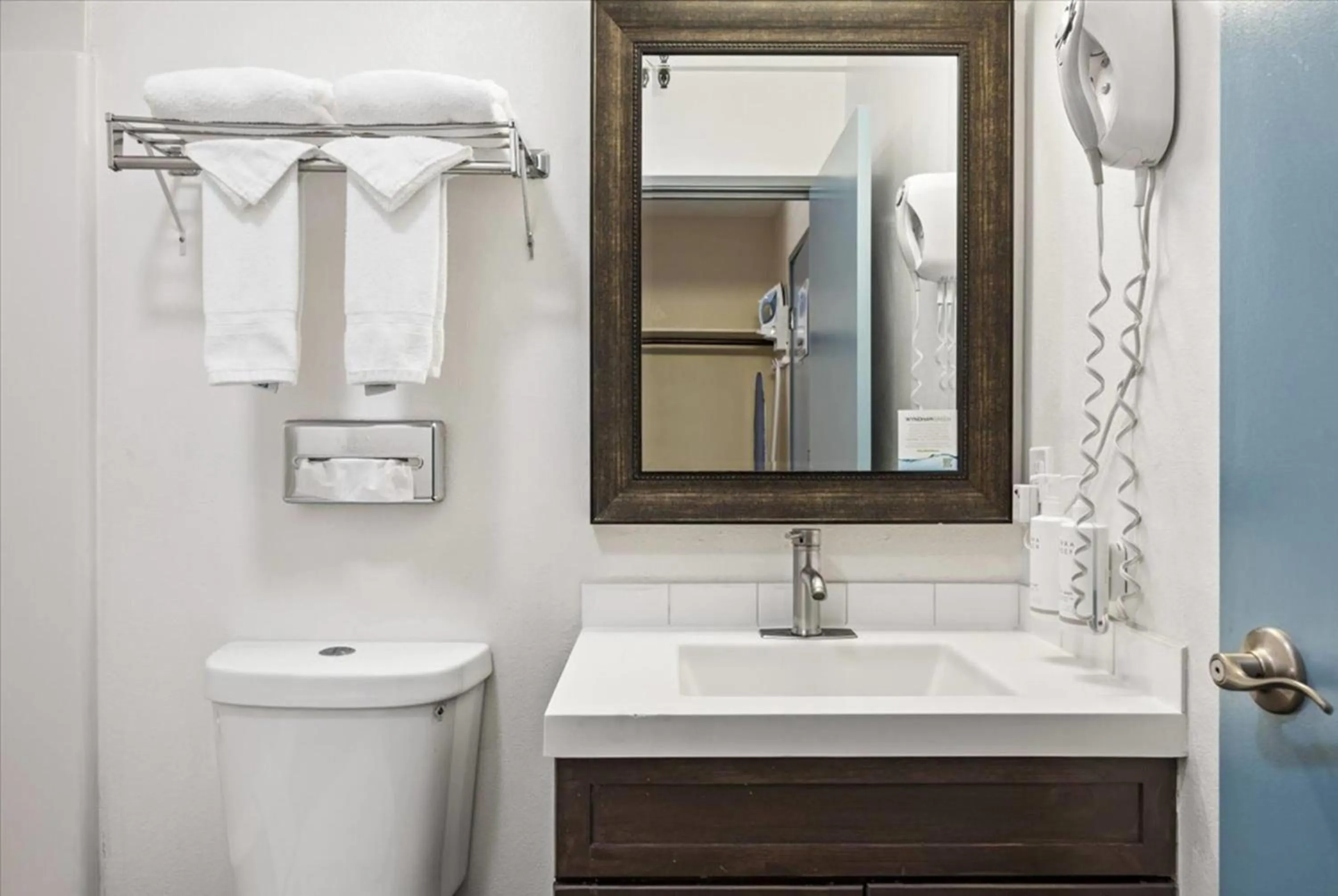 Bathroom in Days Inn by Wyndham Woodland