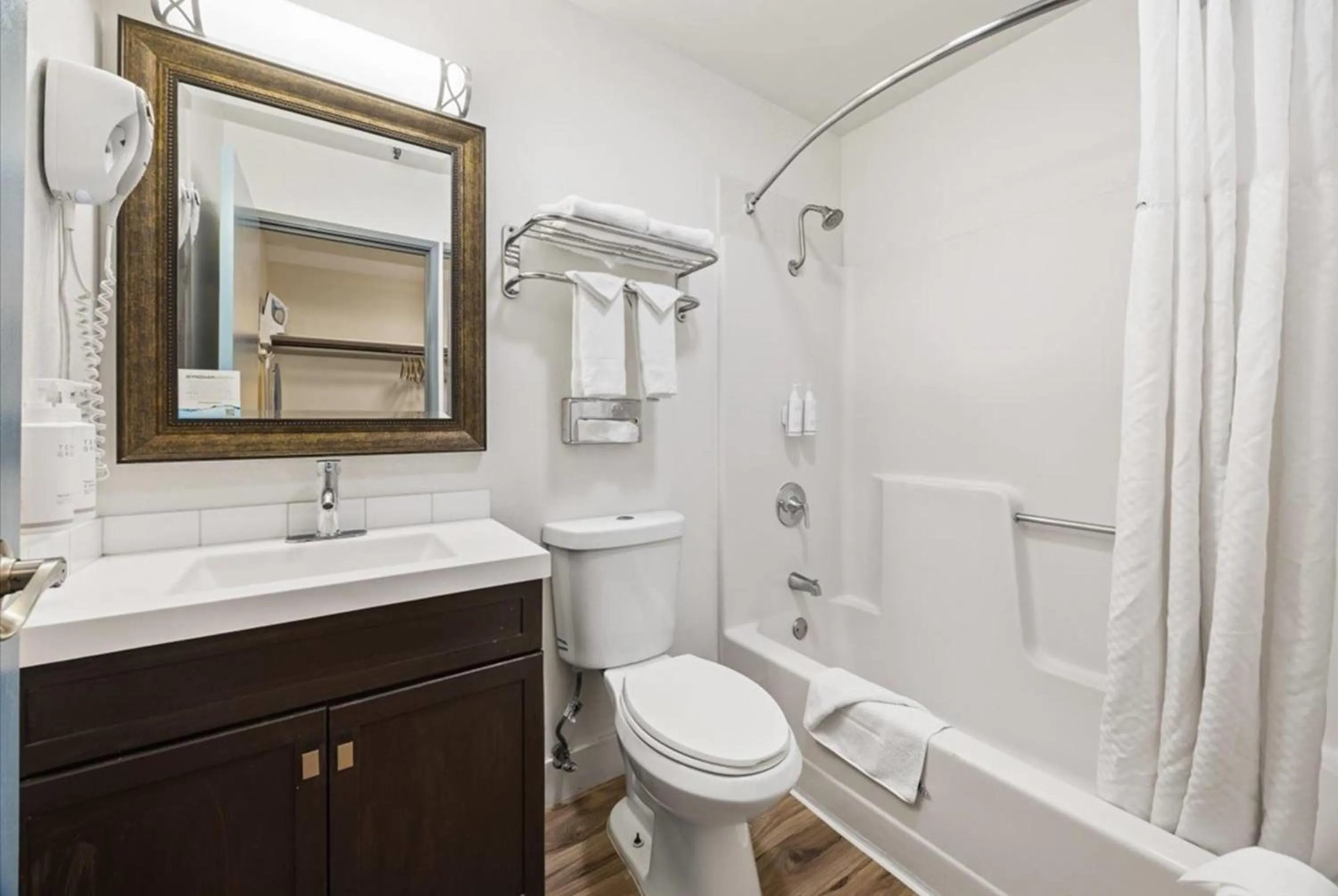 Bathroom in Days Inn by Wyndham Woodland